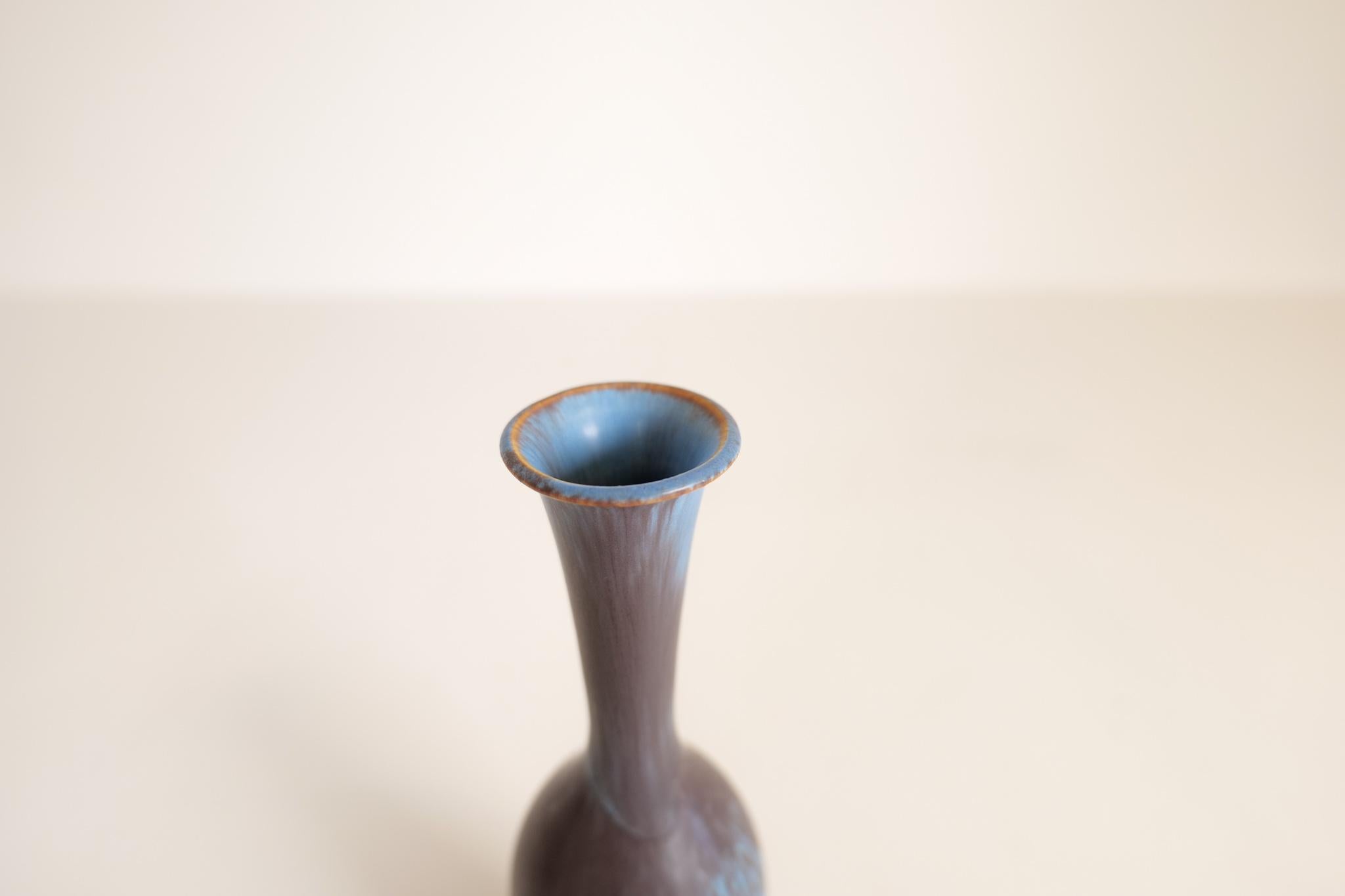 Vase et bol en céramique moderne du milieu du siècle Gunnar Nylund Rörstrand, Suède, années 1950 en vente 3