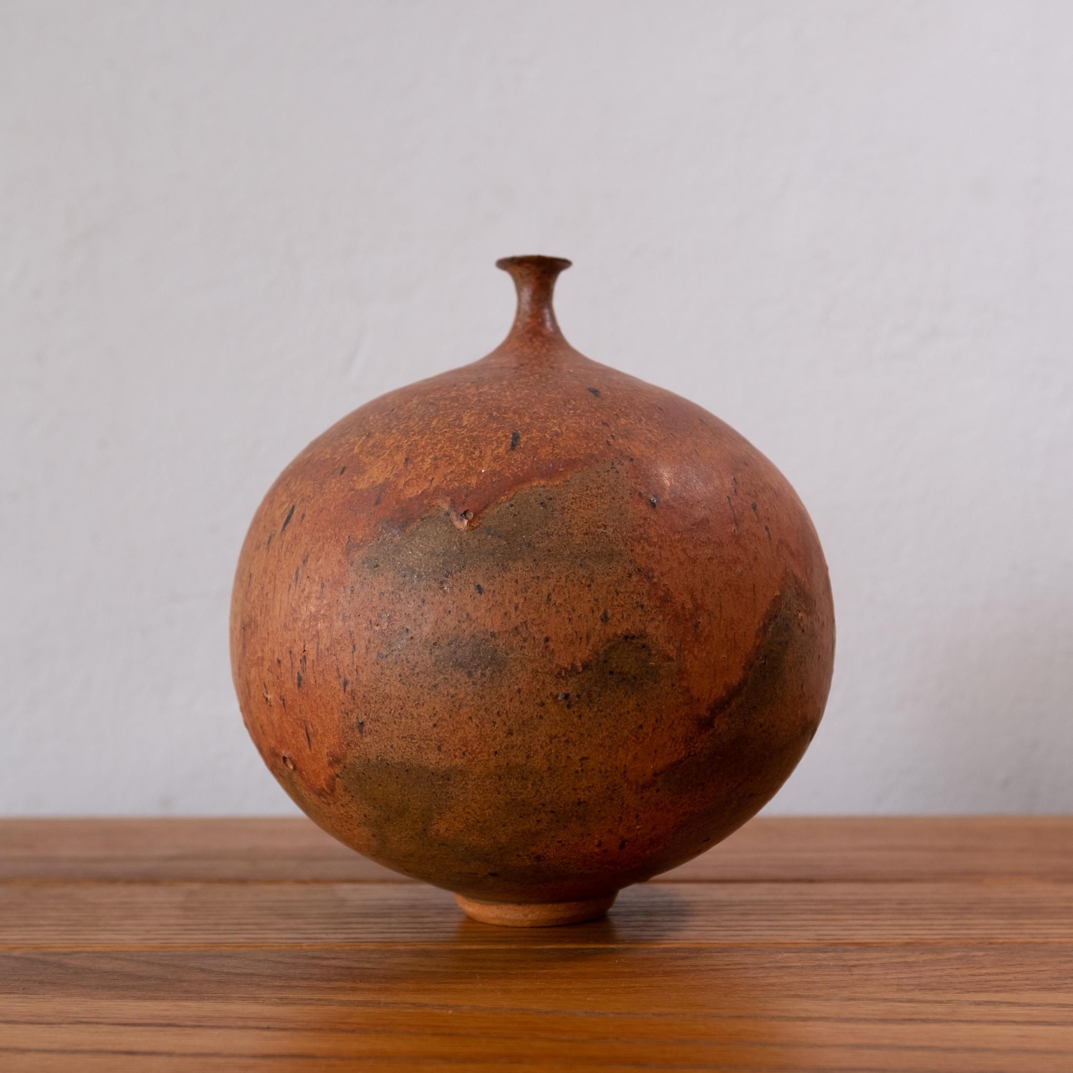 Midcentury Ceramic Vase by California Artist, Ed Cromey 4