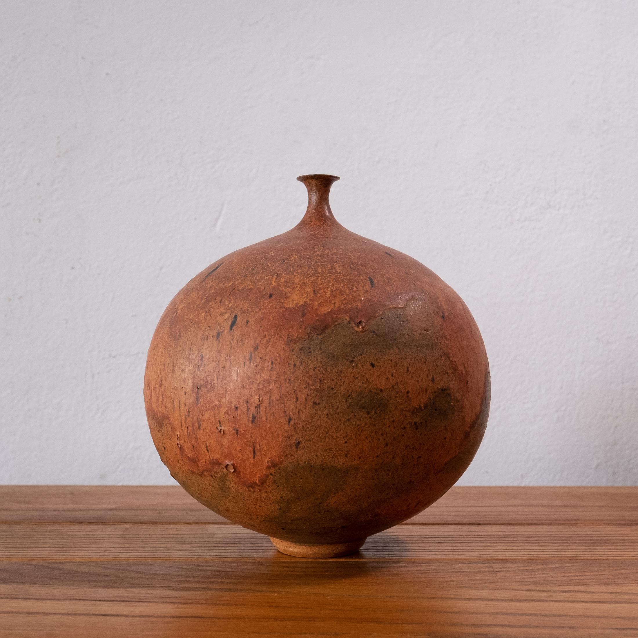 American Midcentury Ceramic Vase by California Artist, Ed Cromey