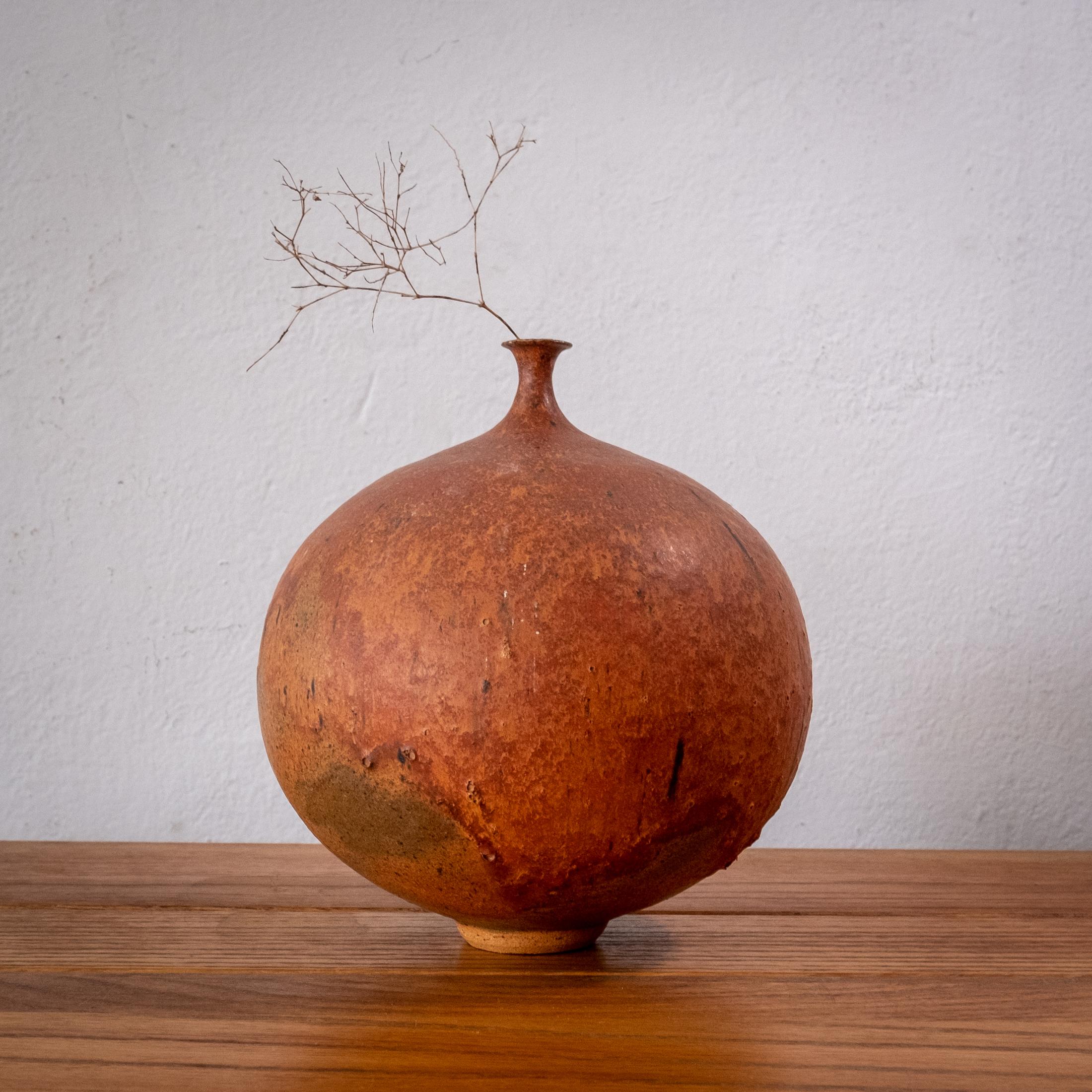 Midcentury Ceramic Vase by California Artist, Ed Cromey 1