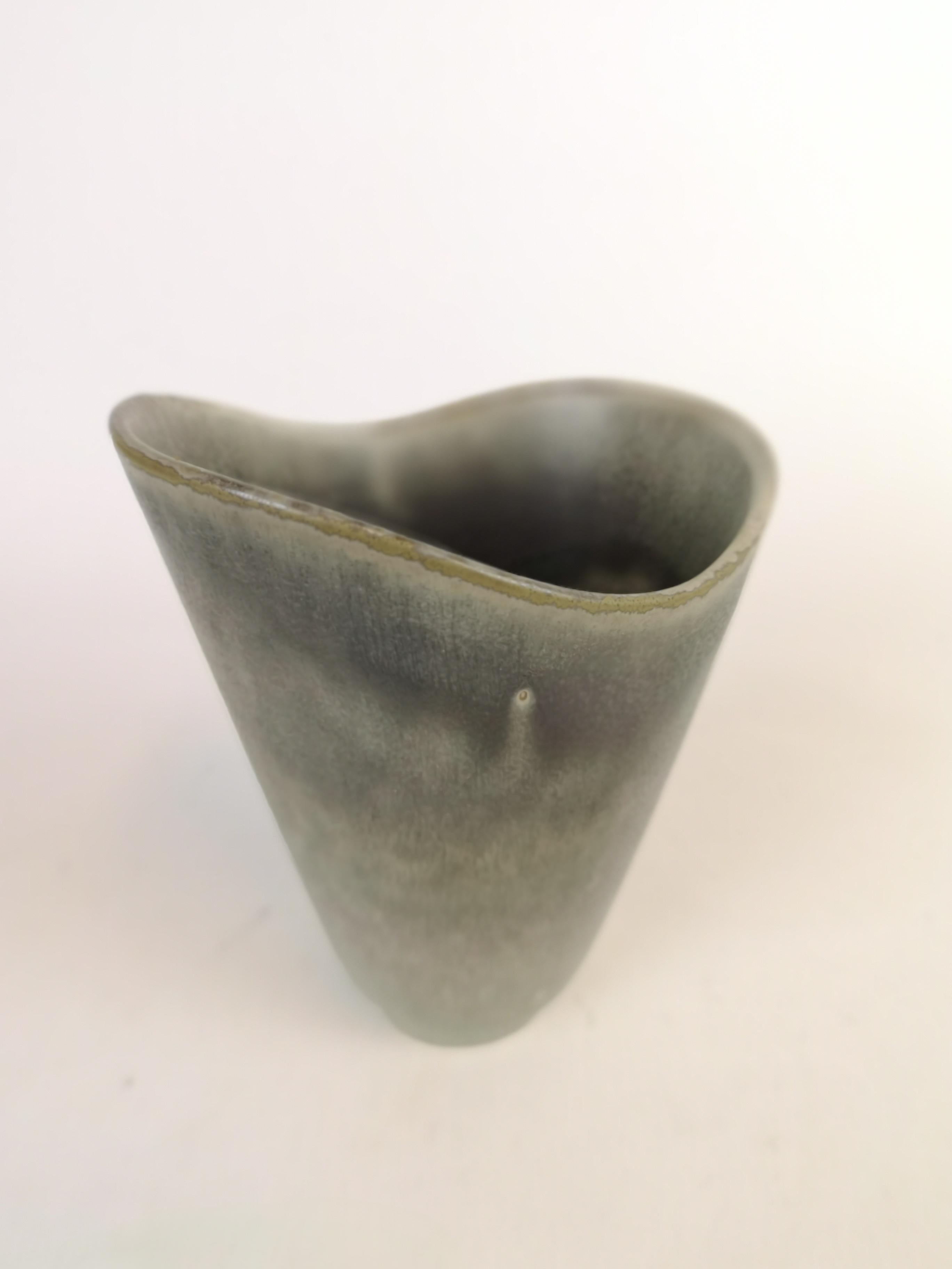 Swedish Midcentury Ceramic Vase by Carl-Harry Stålhane for Rörstrand, Sweden, 1950s