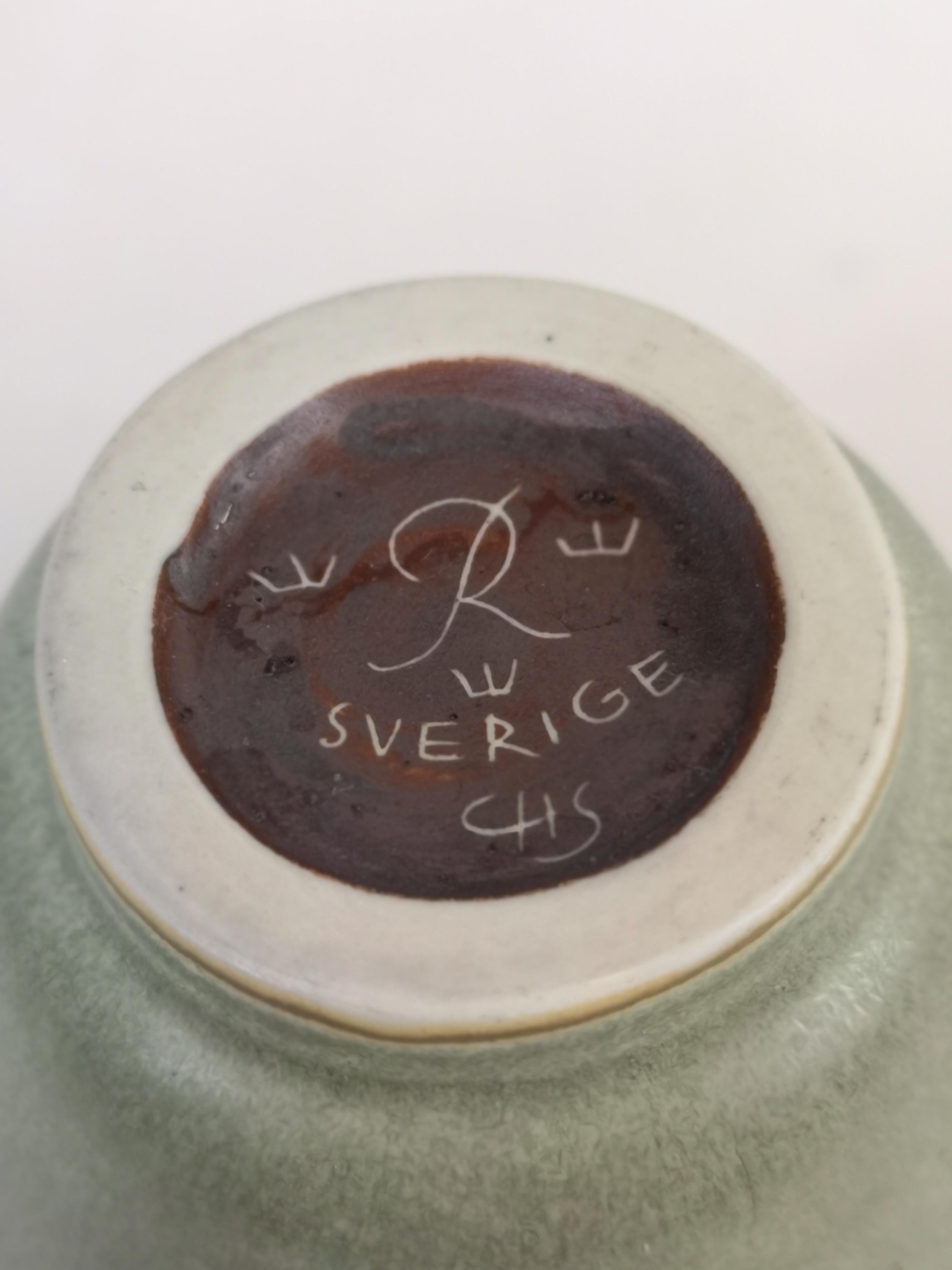 Midcentury Ceramic Vase by Carl-Harry Stålhane for Rörstrand, Sweden, 1950s 1