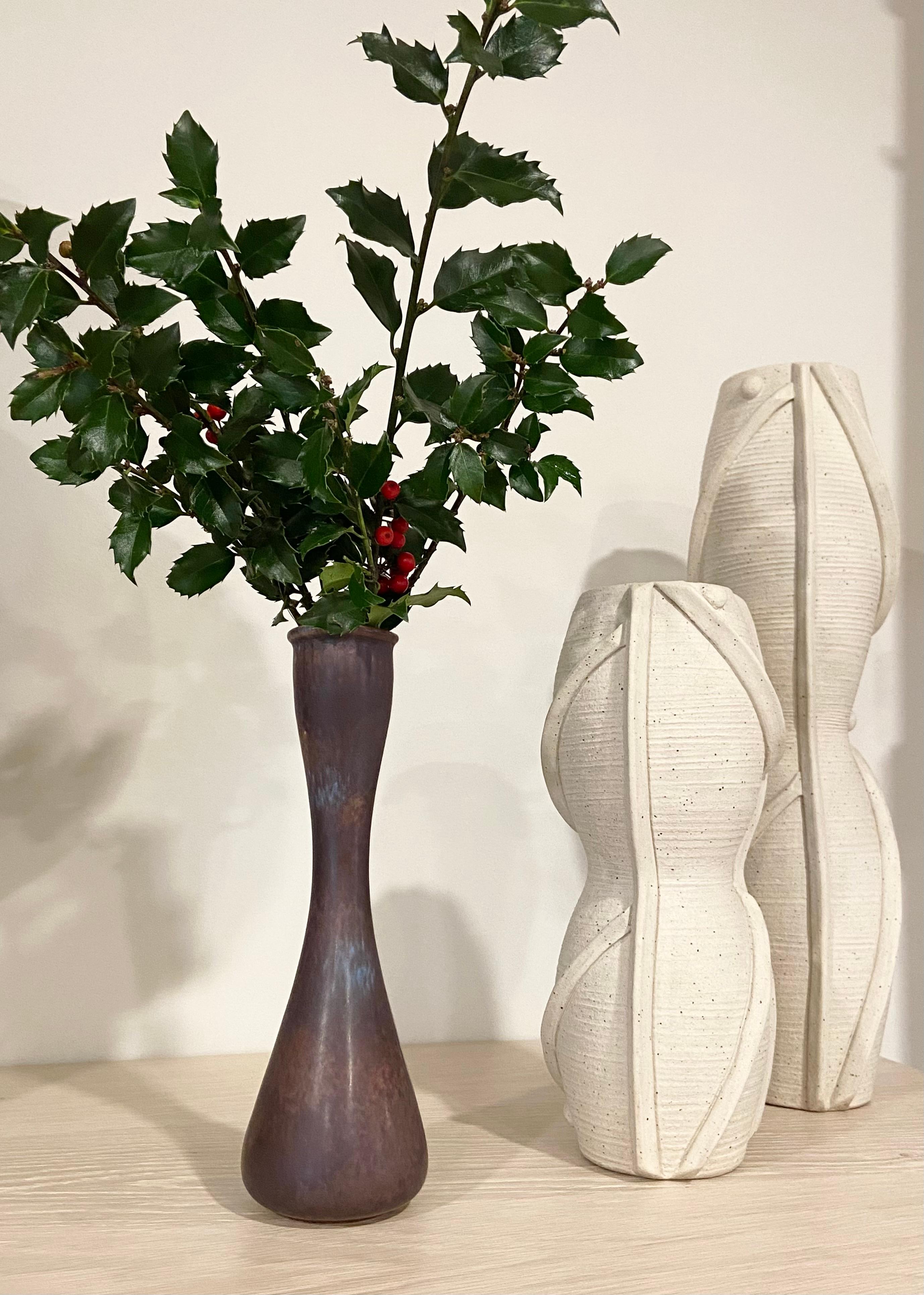 Swedish Midcentury Ceramic Vase by Gunnar Nylund for Rorstrand For Sale