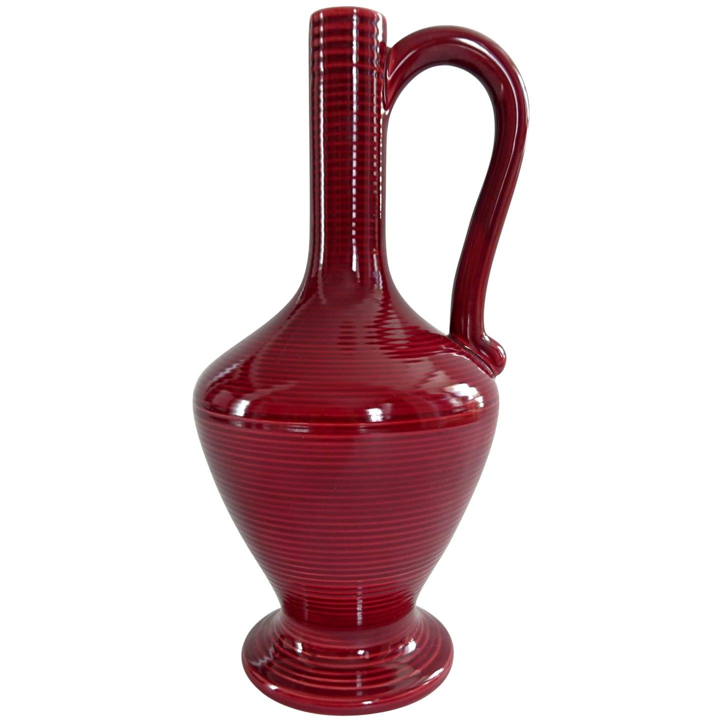 Vase en céramique du milieu du siècle dernier de Hgans Keramik, Suède en vente