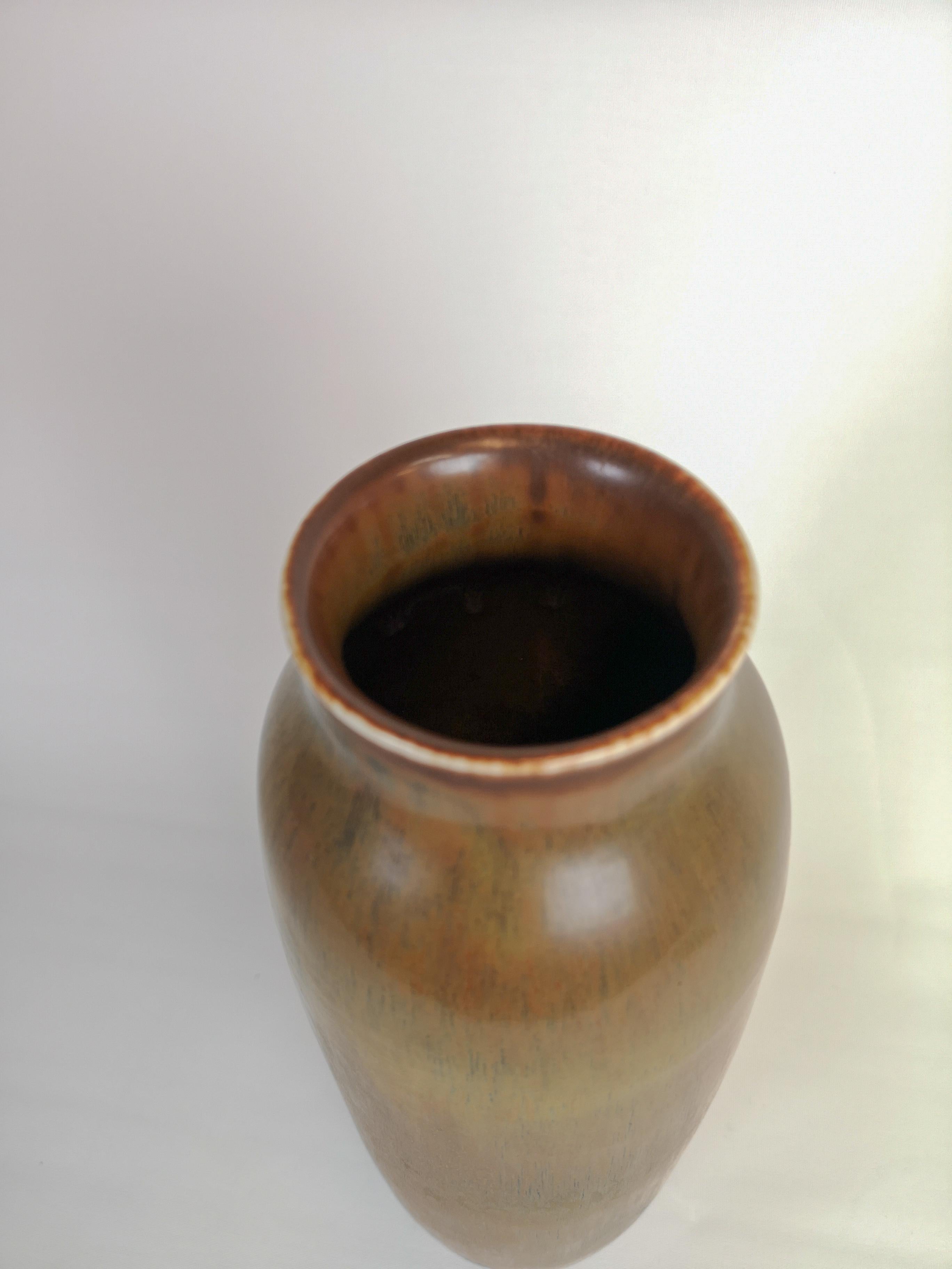 Midcentury Ceramic Vase Carl-Harry Stålhane for Rörstrand, Sweden In Good Condition In Hillringsberg, SE