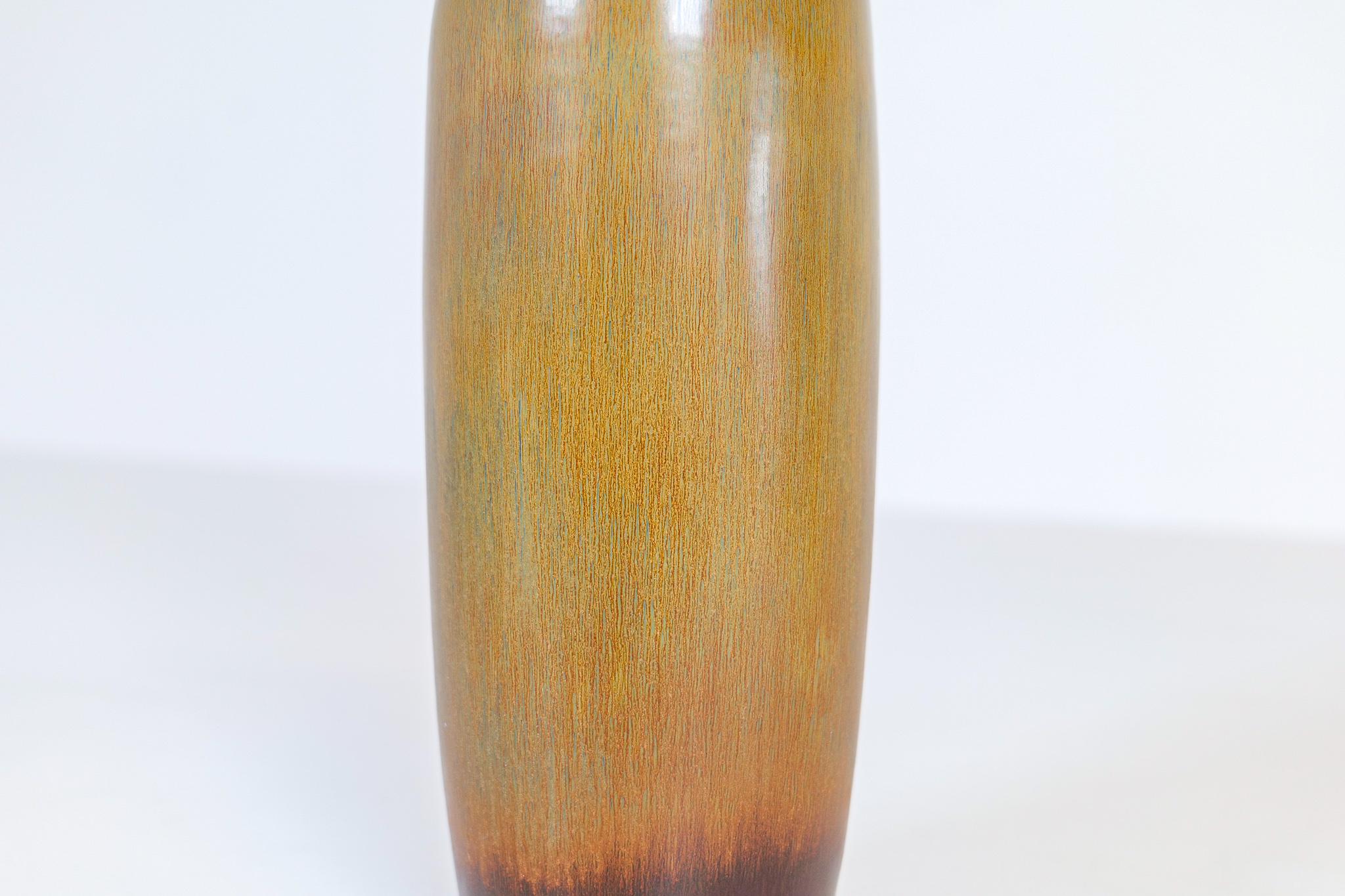 Midcentury Modern Ceramic Vase Carl-Harry Stålhane for Rörstrand, Sweden For Sale 2