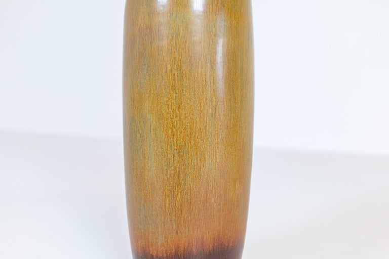 Midcentury Ceramic Vase Carl-Harry Stålhane for Rörstrand, Sweden For Sale 2