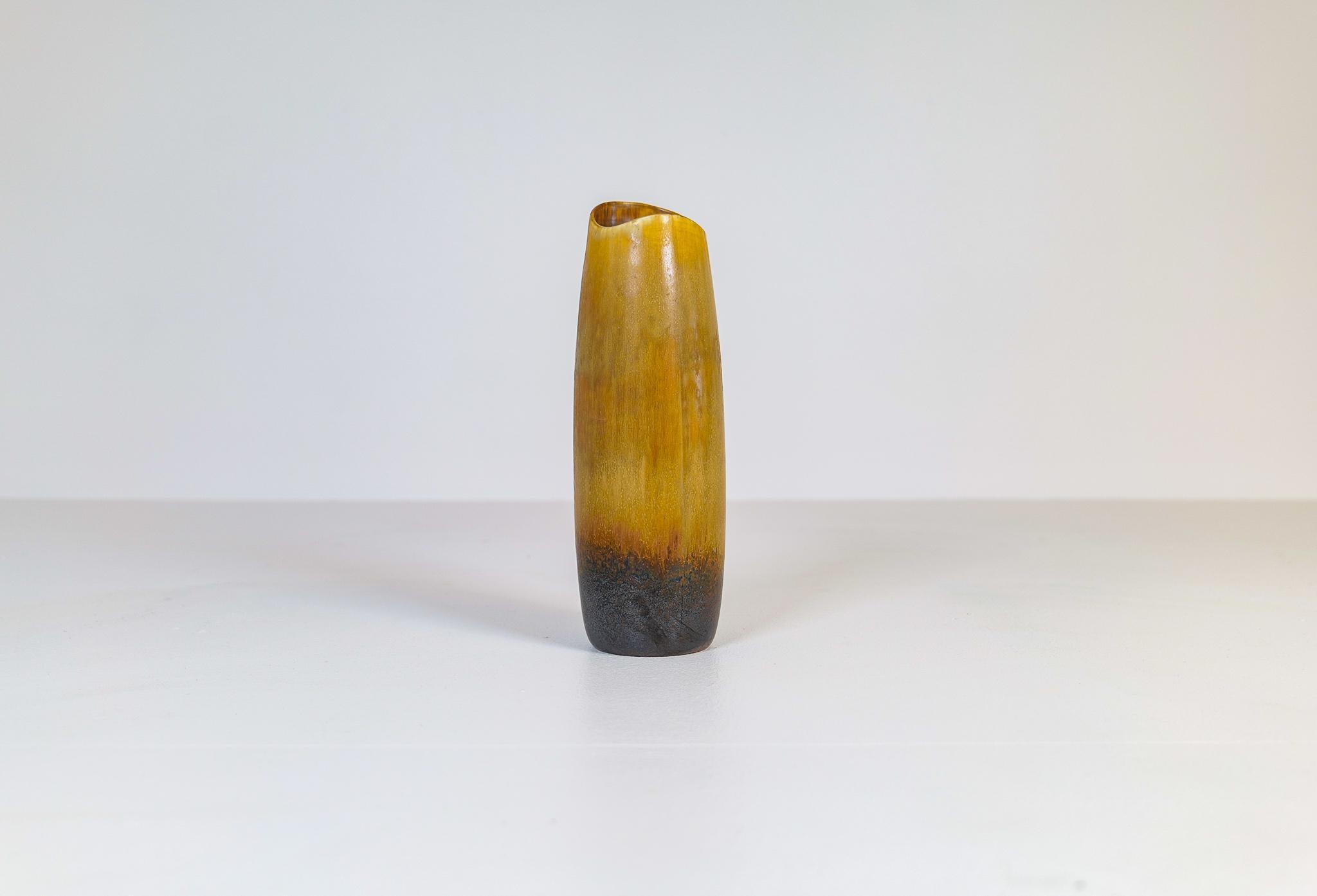 Moderne Keramikvase aus der Jahrhundertmitte Gunnar Nylund Rörstrand, Schweden, 1950er Jahre (Moderne der Mitte des Jahrhunderts) im Angebot