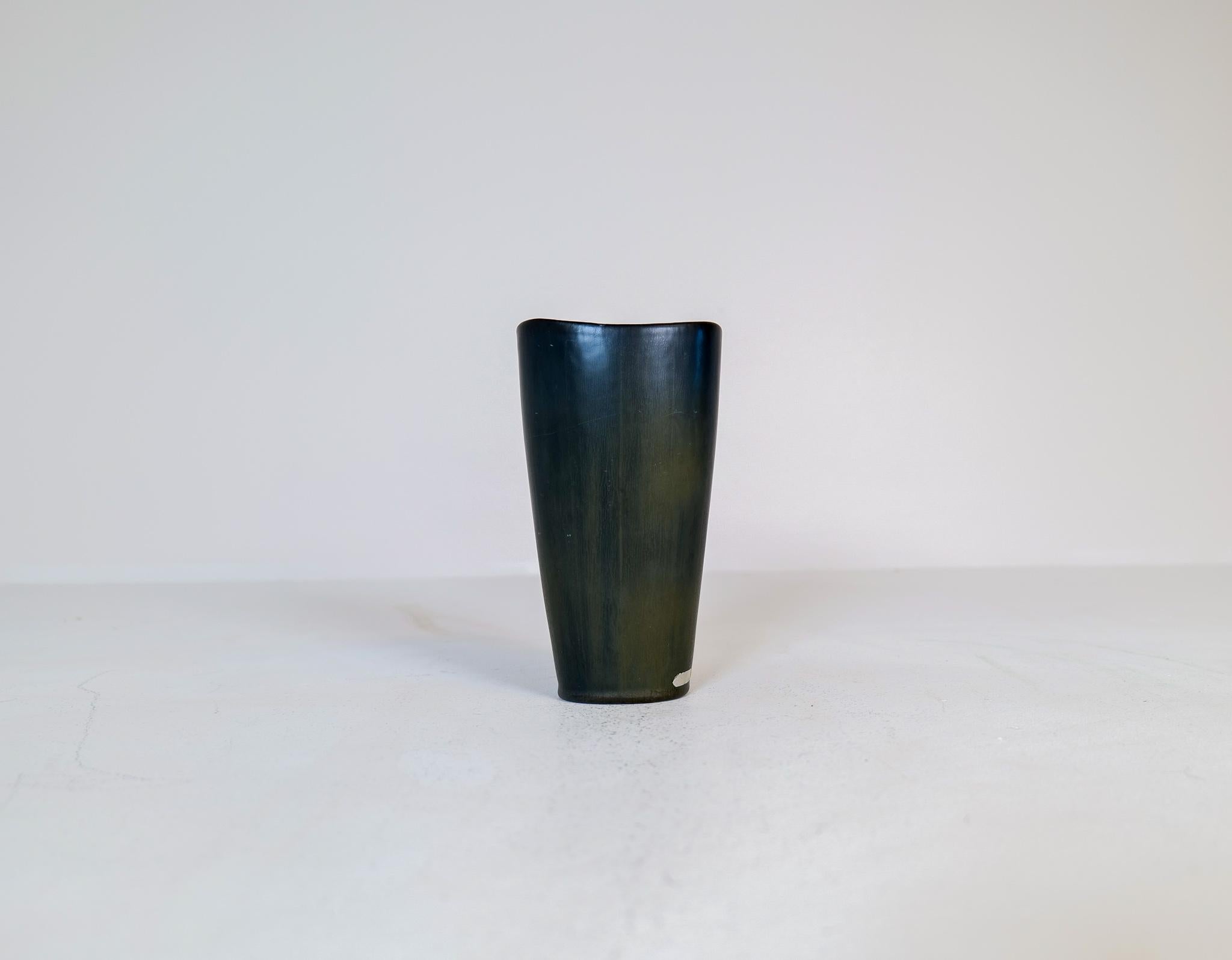 Mid-Century Modern Vase en céramique du milieu du siècle dernier, Gunnar Nylund Rrstrand, Suède, années 1950 en vente