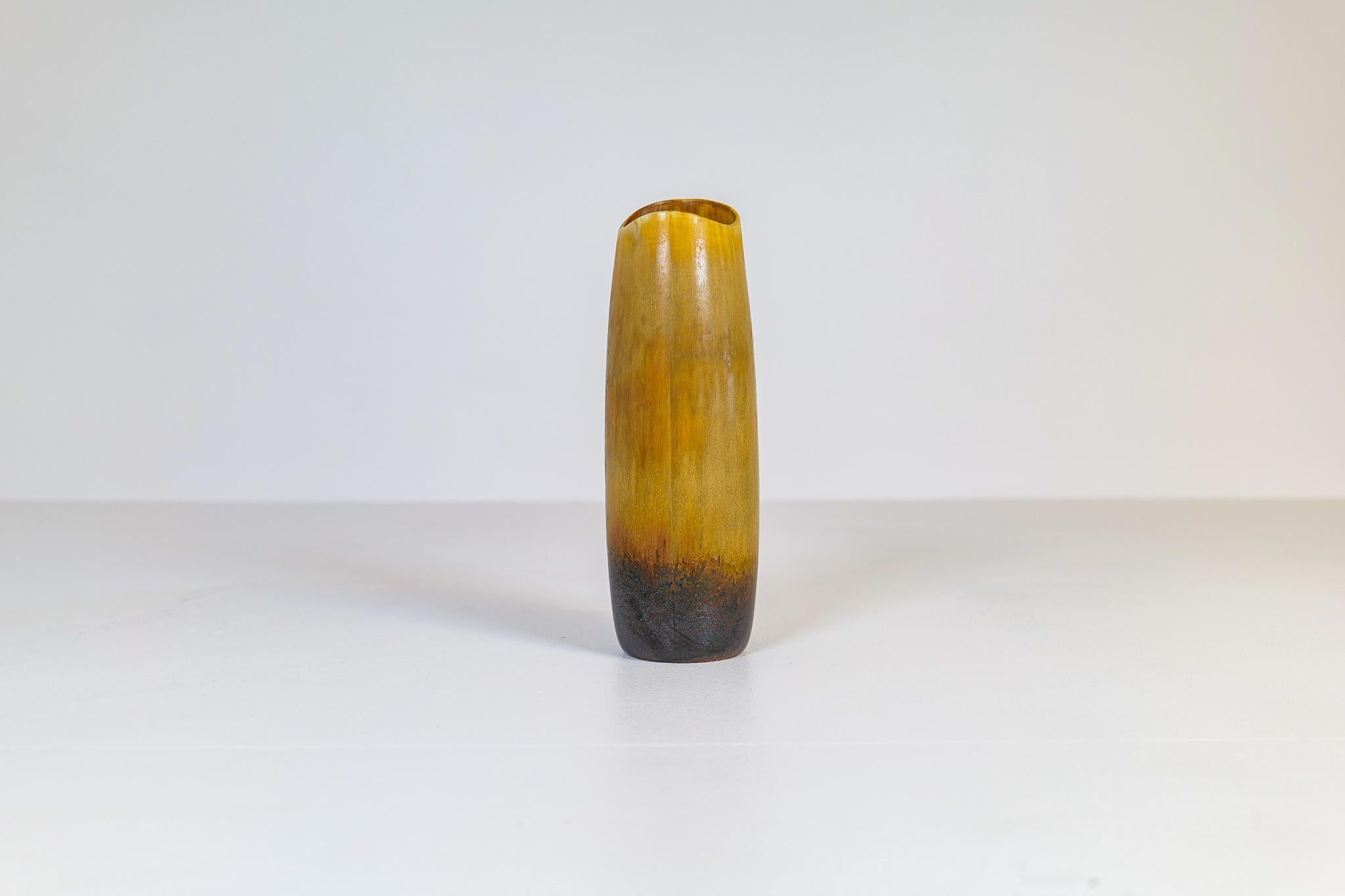 Moderne Keramikvase aus der Jahrhundertmitte Gunnar Nylund Rörstrand, Schweden, 1950er Jahre (Schwedisch) im Angebot