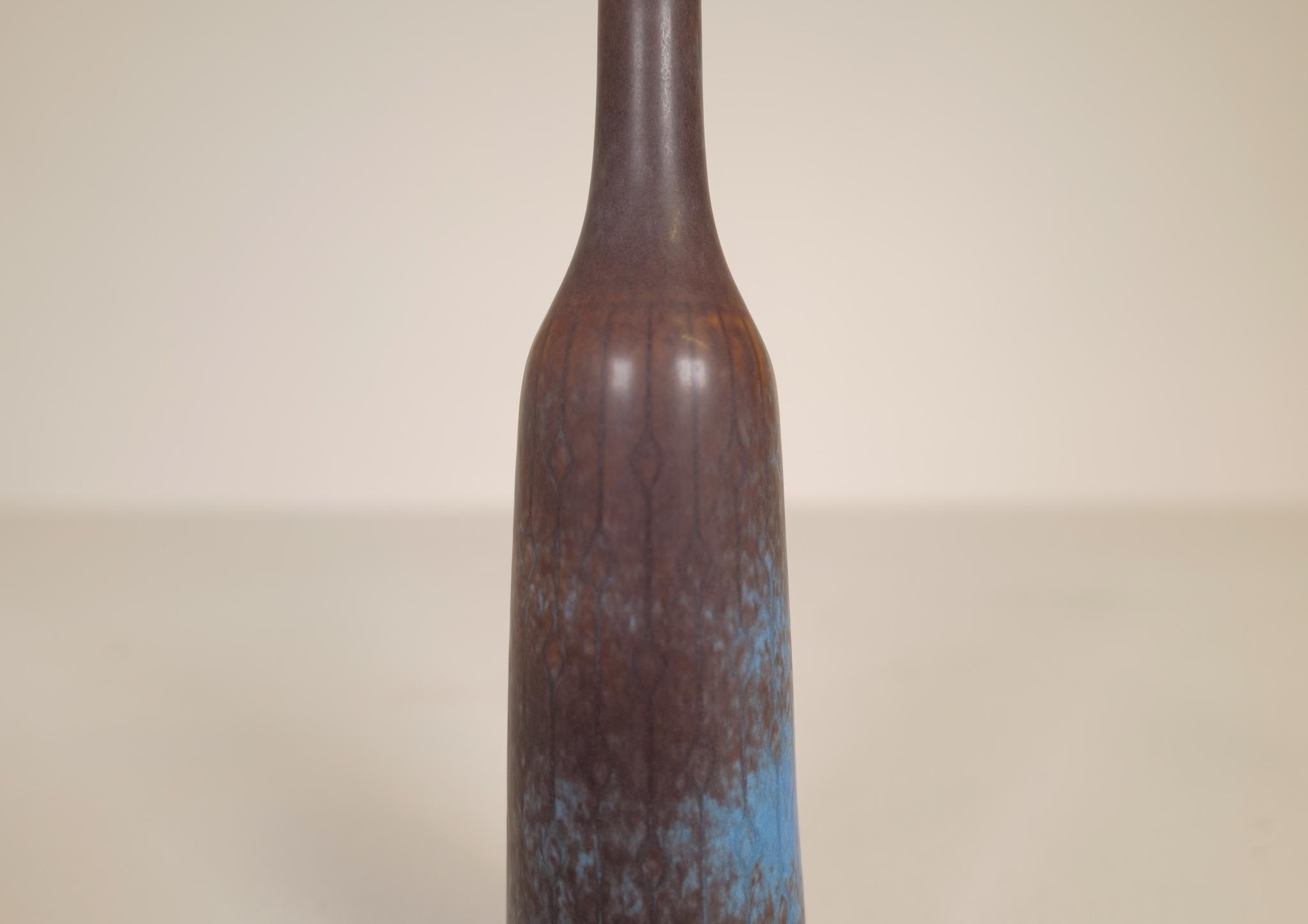 Midcentury Modern Ceramic Vase Gunnar Nylund Rörstrand, Sweden, 1950s In Good Condition In Hillringsberg, SE
