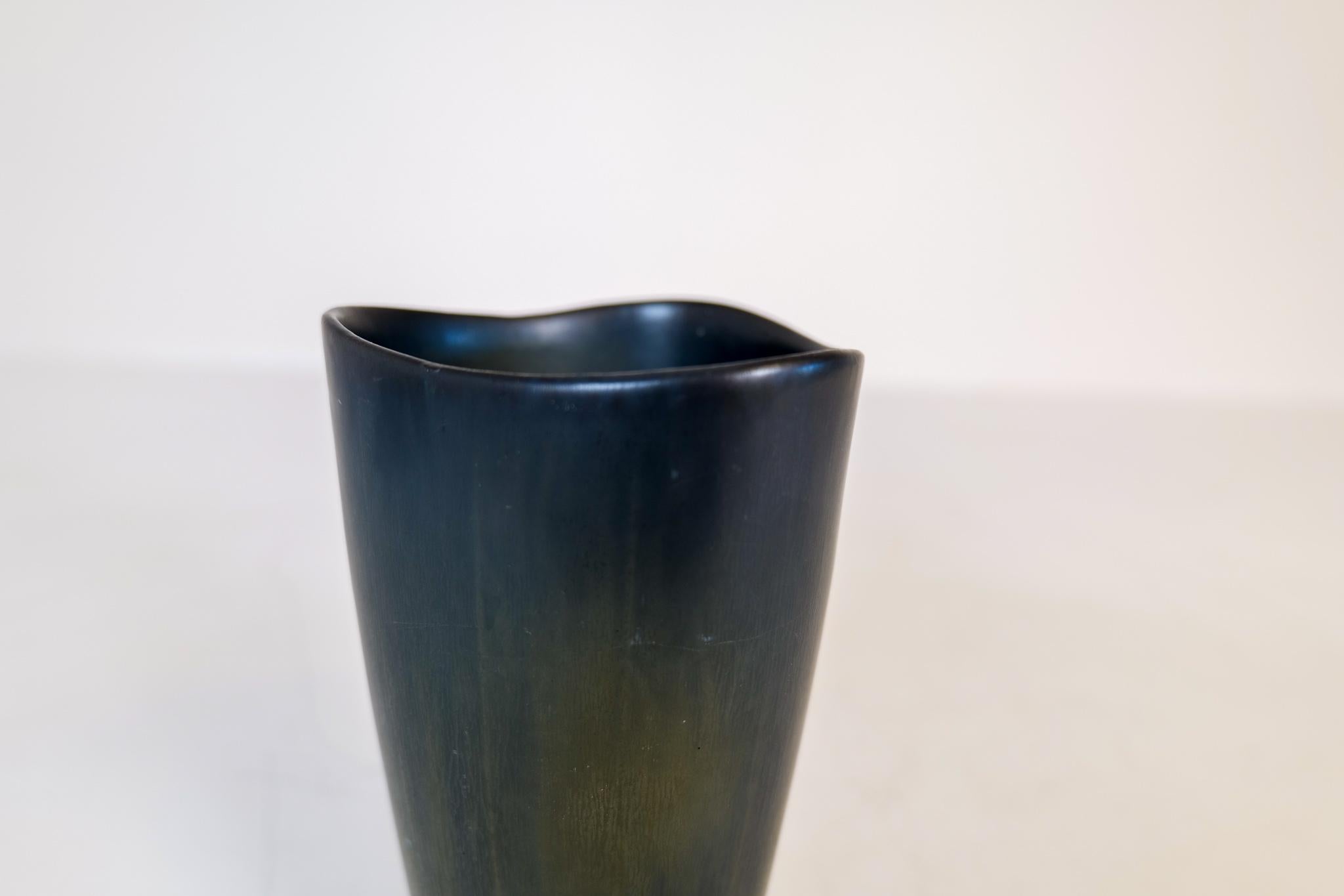 Vase en céramique du milieu du siècle dernier, Gunnar Nylund Rrstrand, Suède, années 1950 en vente 1