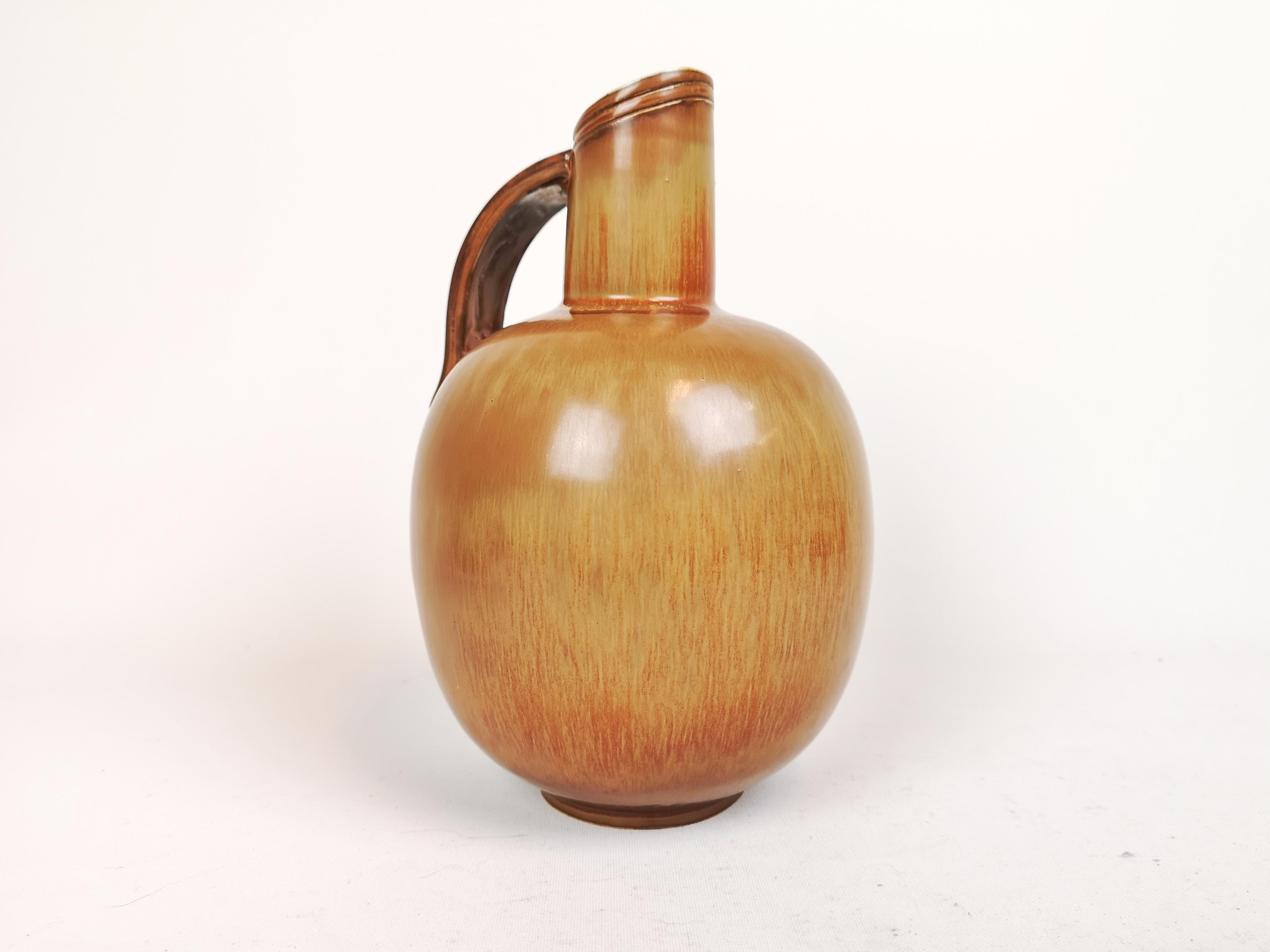 Swedish Midcentury Modern Ceramic Vase Gunnar Nylund Rörstrand, Sweden 1950s For Sale