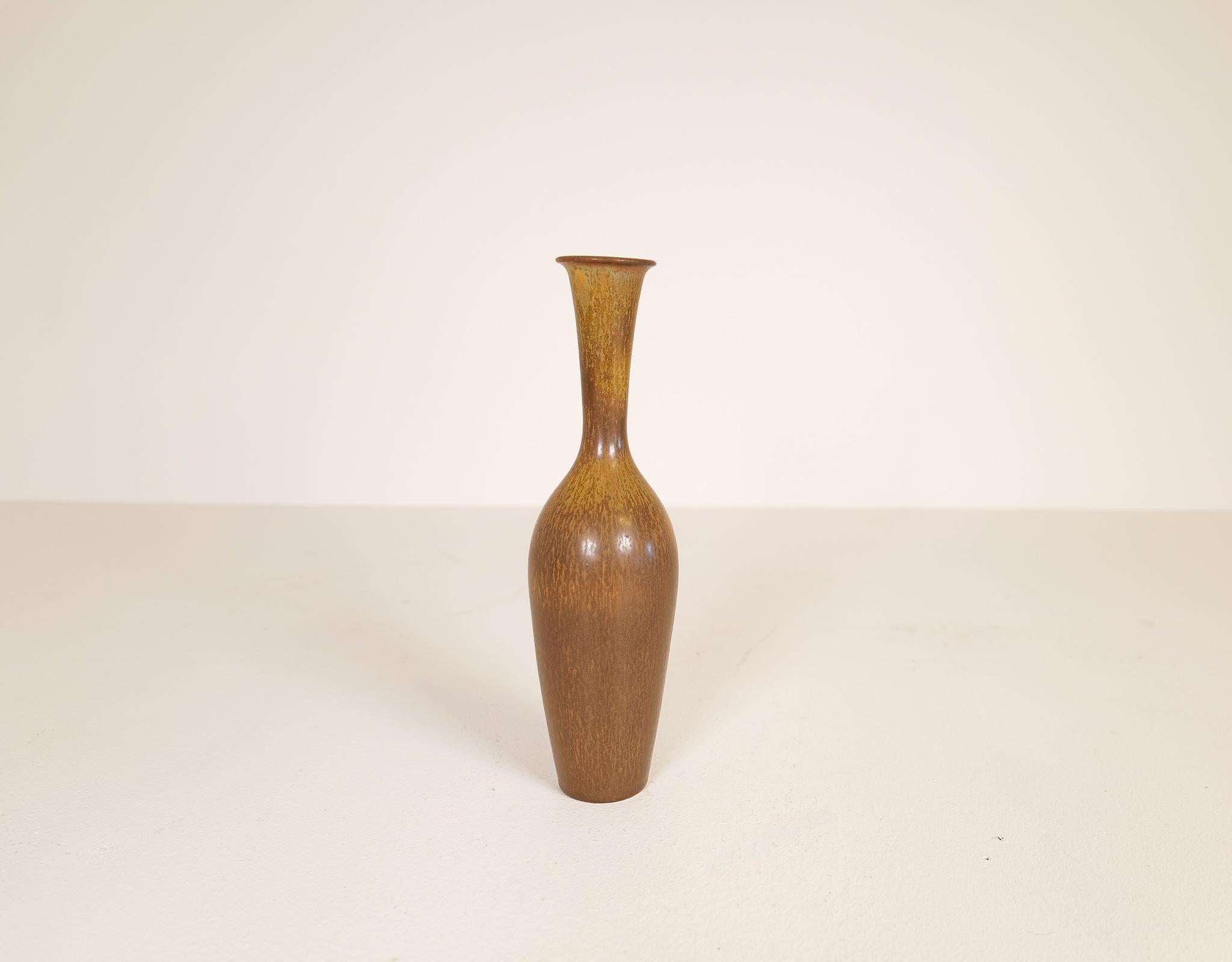 Midcentury Modern Ceramic Vase Gunnar Nylund Rörstrand Sweden In Good Condition In Hillringsberg, SE