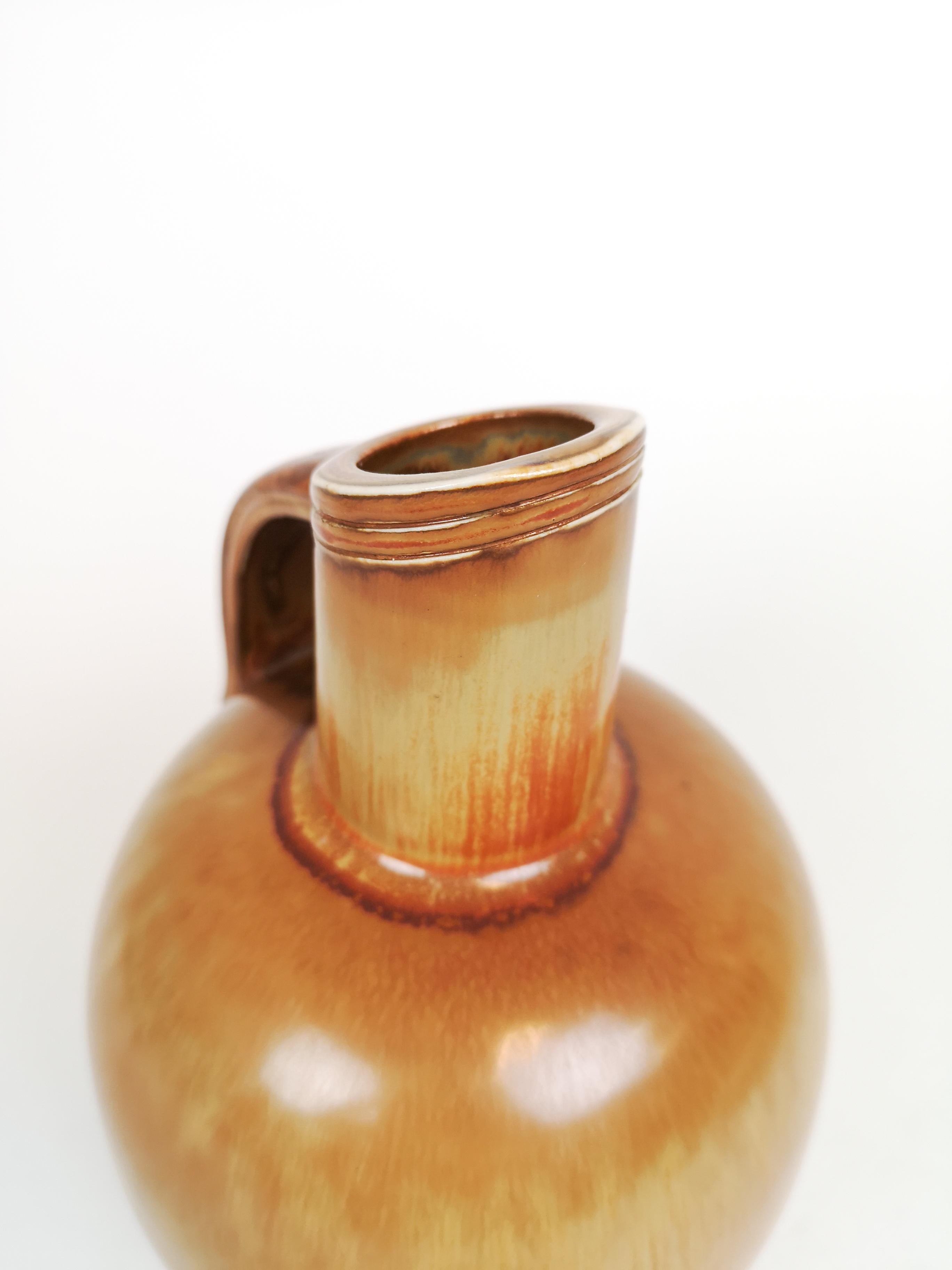 Milieu du XXe siècle Vase en céramique moderne du milieu du siècle Gunnar Nylund Rörstrand, Suède années 1950 en vente