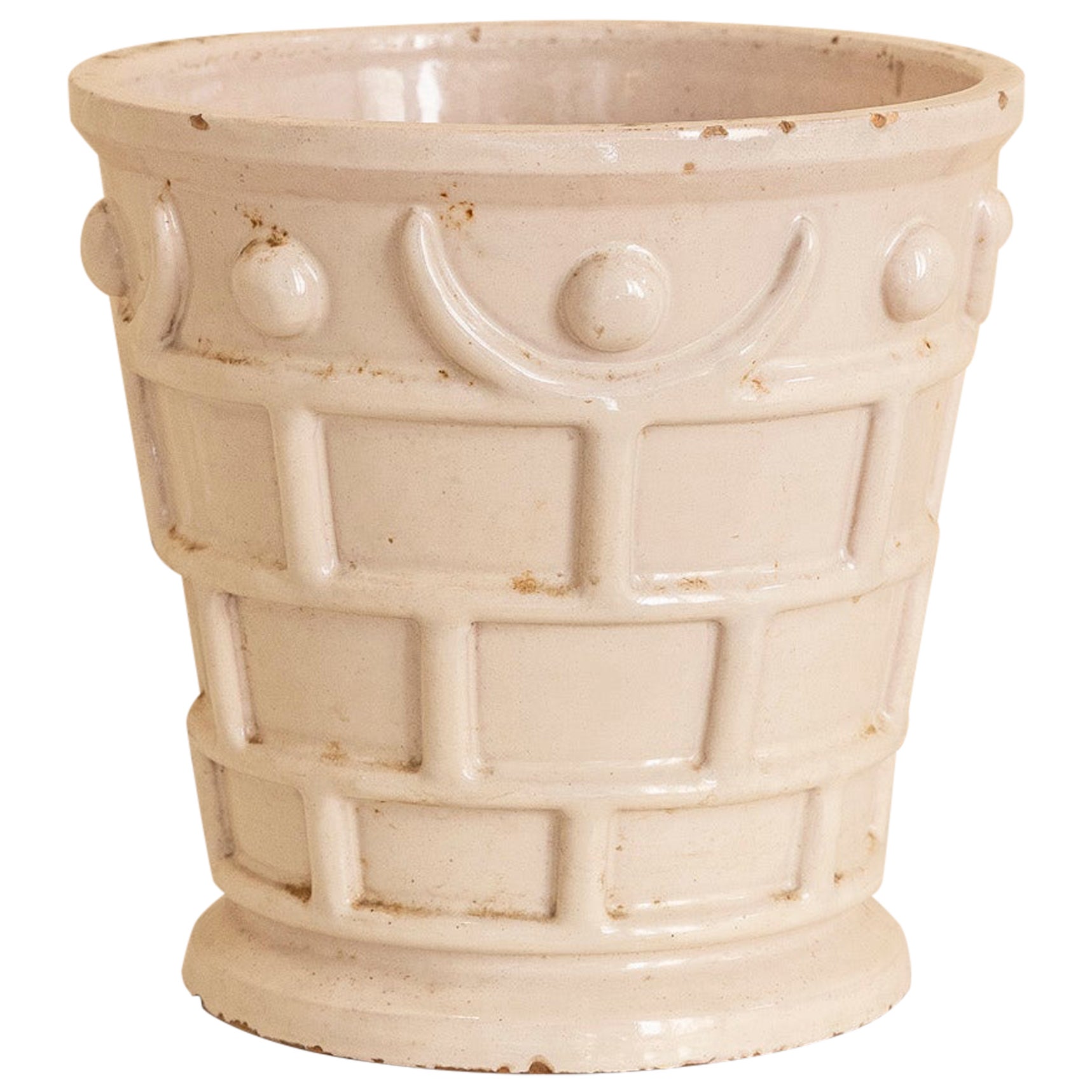 Vase en céramique du milieu du siècle "La fenice" Albisola, Italie 1930