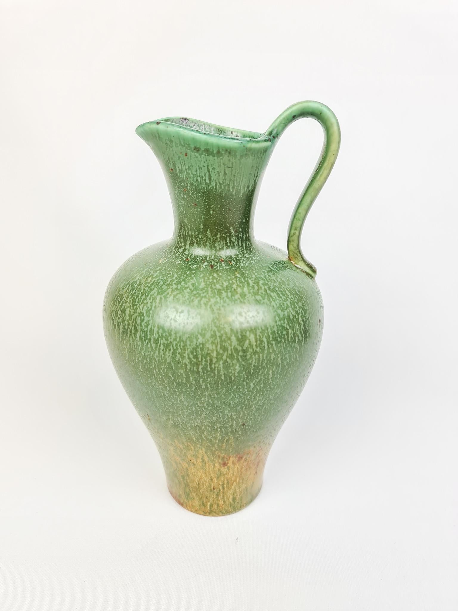 Mid-Century Modern Vase en céramique moderne du milieu du siècle Rörstrand Gunnar Nylund, Suède en vente