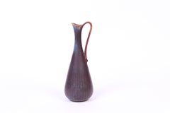 Midcentury Ceramic Vase with Handle by Gunnar Nylund for Rörstrand