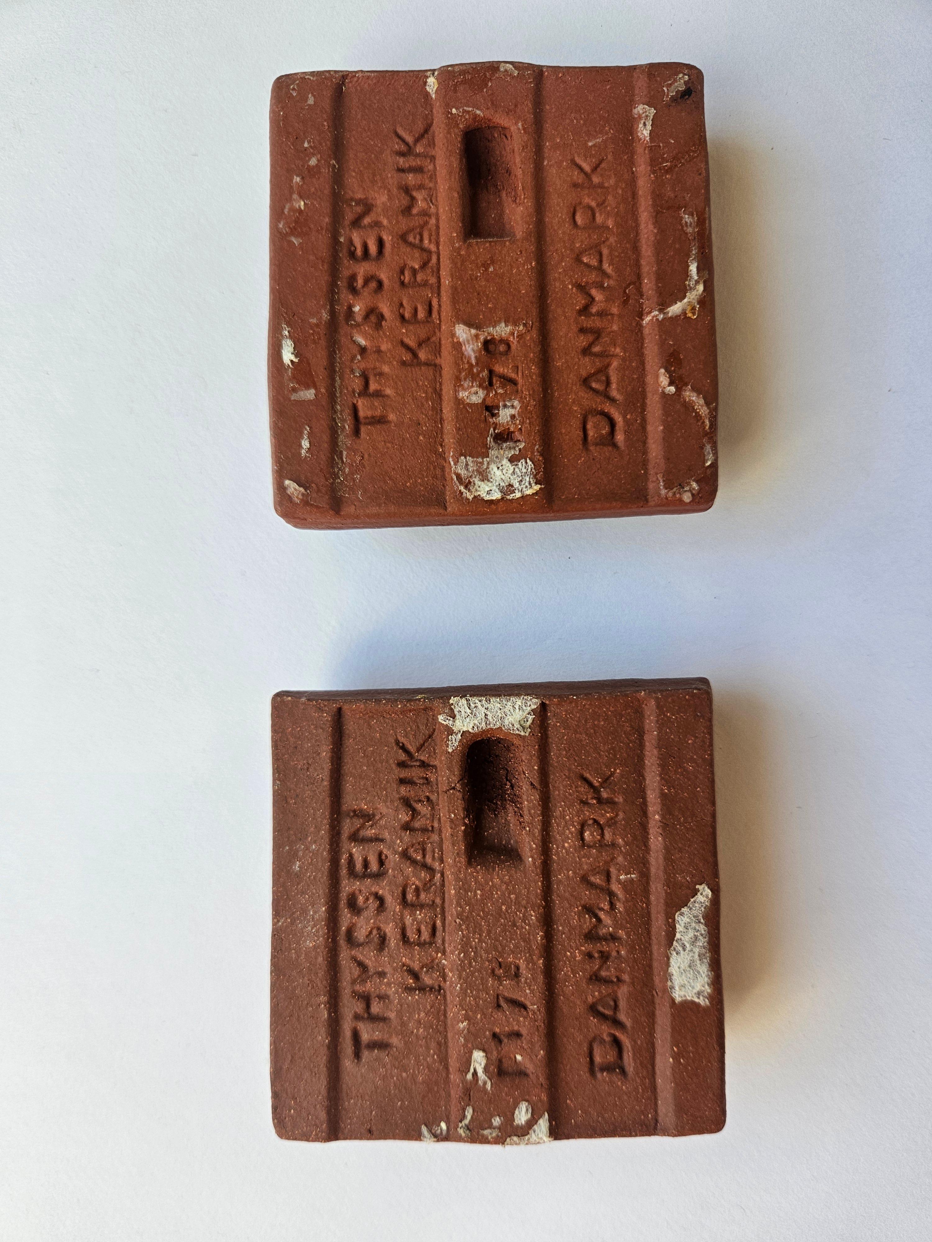 Carreaux de céramique du milieu du siècle, motifs vikings, Thyssen, Danemark, 1960, ensemble de 2 en vente 3