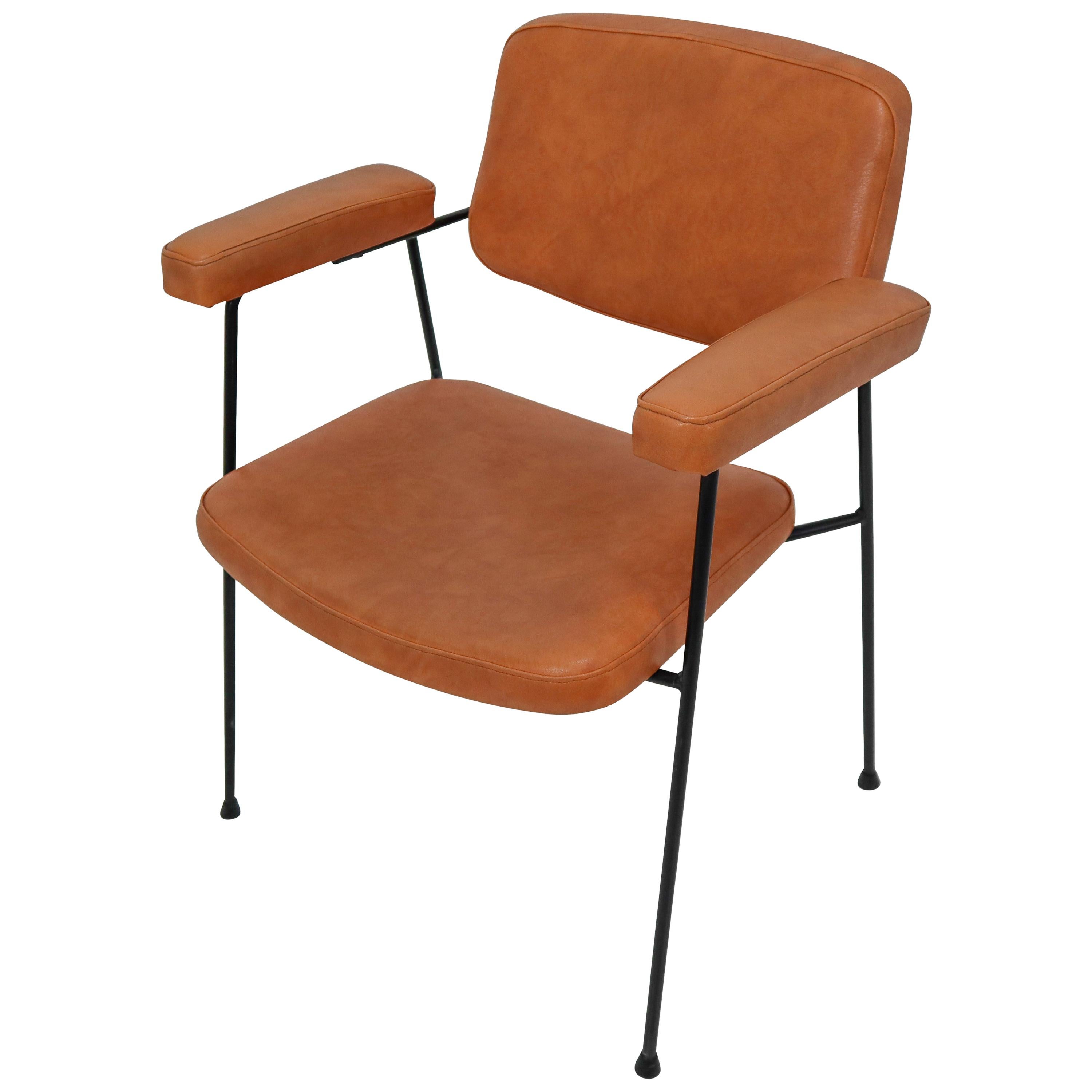 Midcentury Chair "CM197" by Pierre Paulin for Thonet, France, 1950s