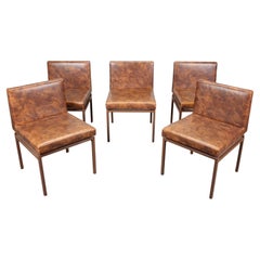 Ensemble de 5 chaises vintage par Kroměříž, 1984