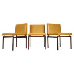Ensemble de 3 chaises vintage par Kroměříž, 1984