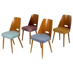 Midcentury Chairs from ONV Pisek, 1963, Set of Four