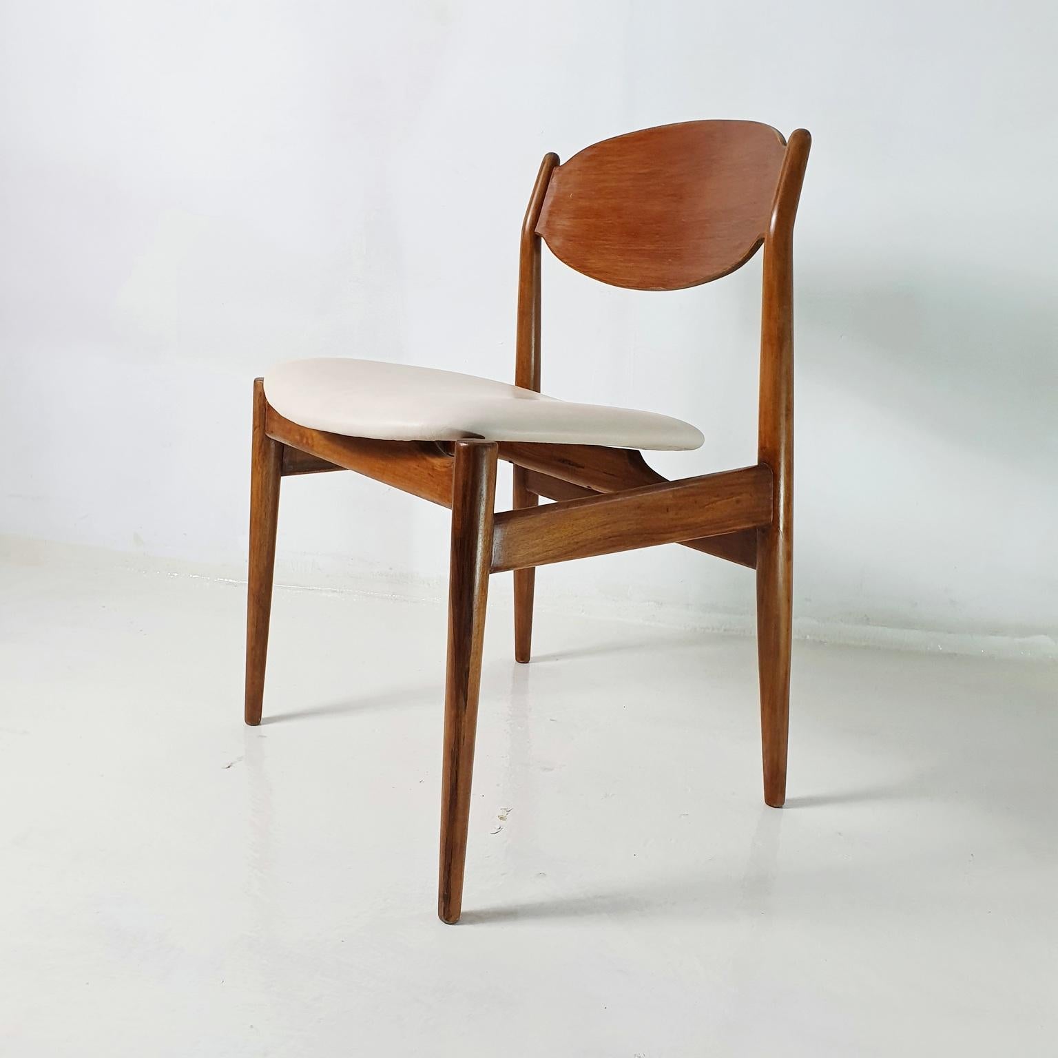 Italian Midcentury Chairs by Leonardo Fiori for ISA Bergamo Italy