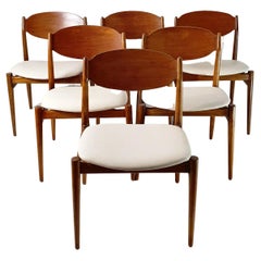 Midcentury Chairs by Leonardo Fiori for ISA Bergamo Italy