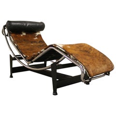 Midcentury Chaise Longue Attributed to Le Corbusier, 1980s