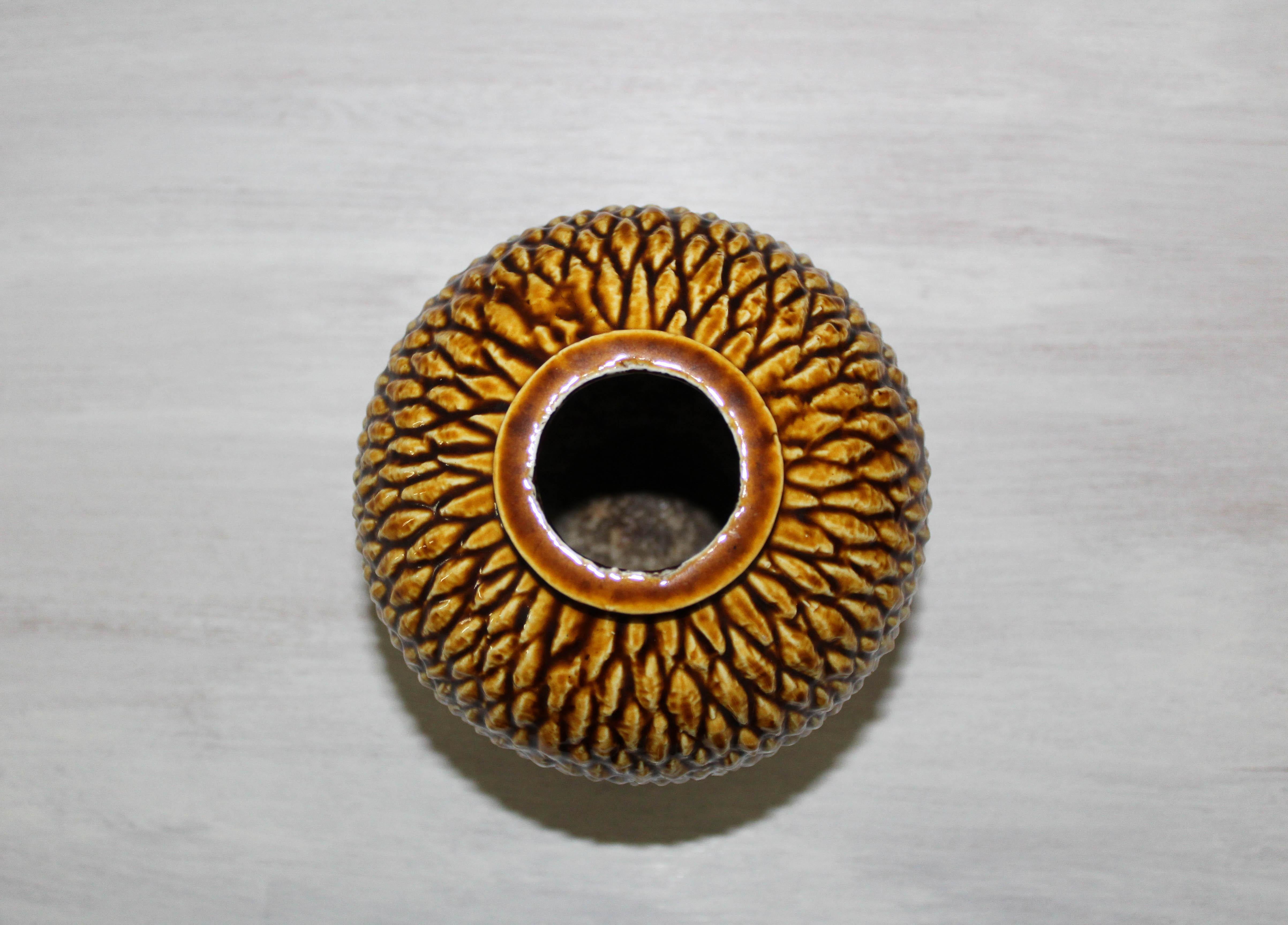 Midcentury Chamotte Vase by Gunnar Nylund for Rörstrand (Keramik) im Angebot
