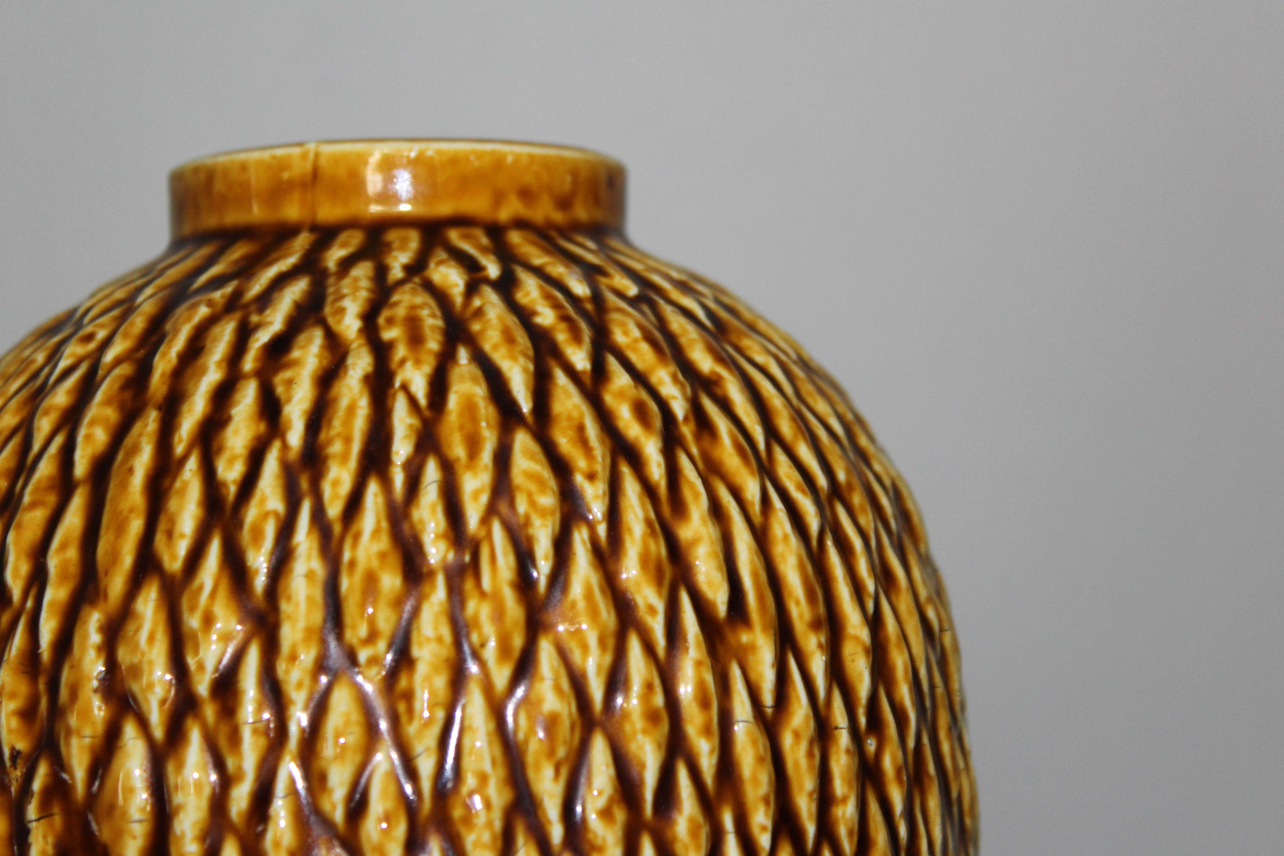 Midcentury Chamotte Vase by Gunnar Nylund for Rörstrand For Sale 1