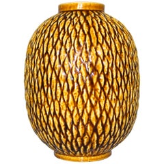 Midcentury Chamotte Vase by Gunnar Nylund for Rörstrand