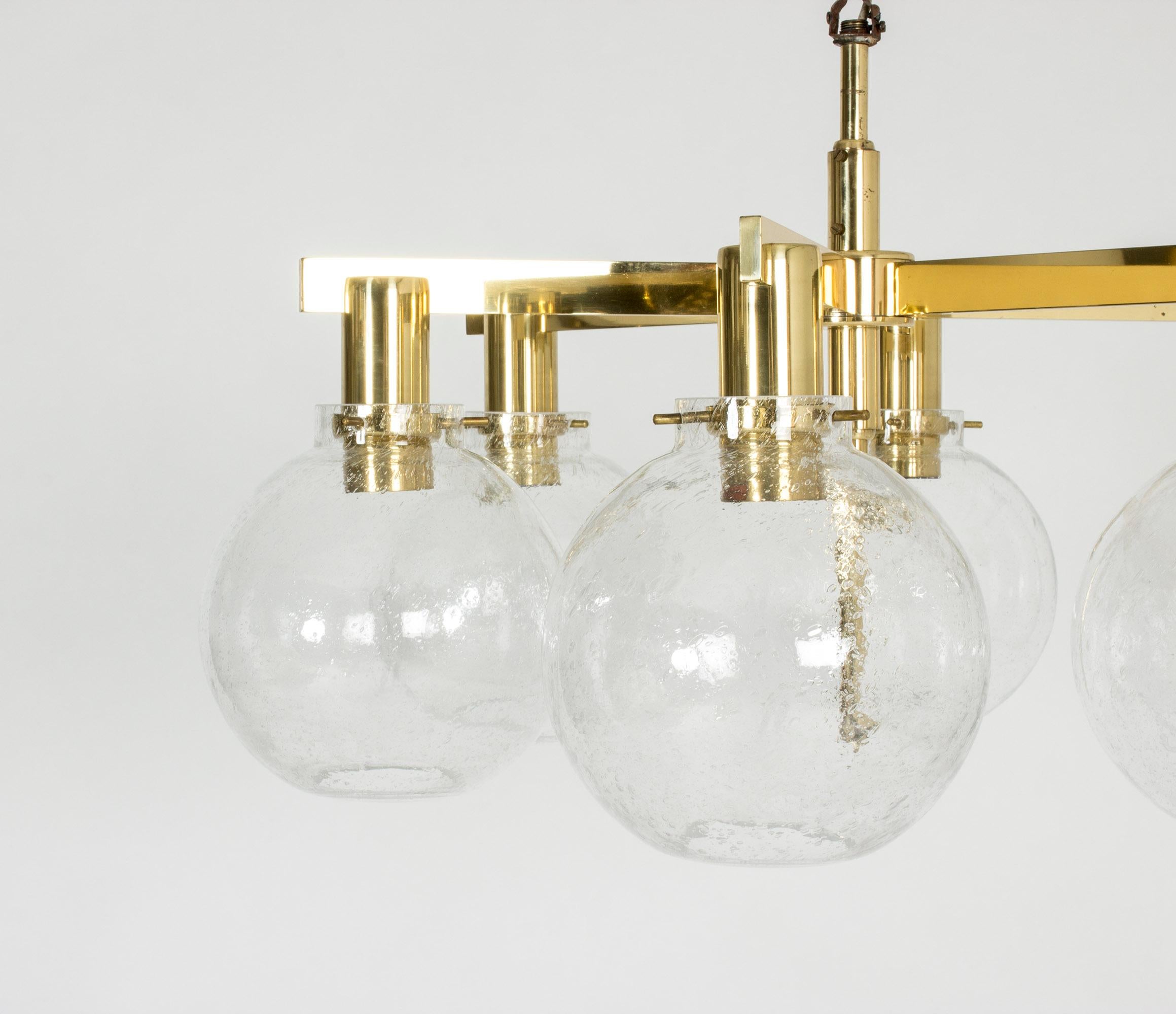 Scandinavian Modern Midcentury Chandelier by Hans-Agne Jakobsson