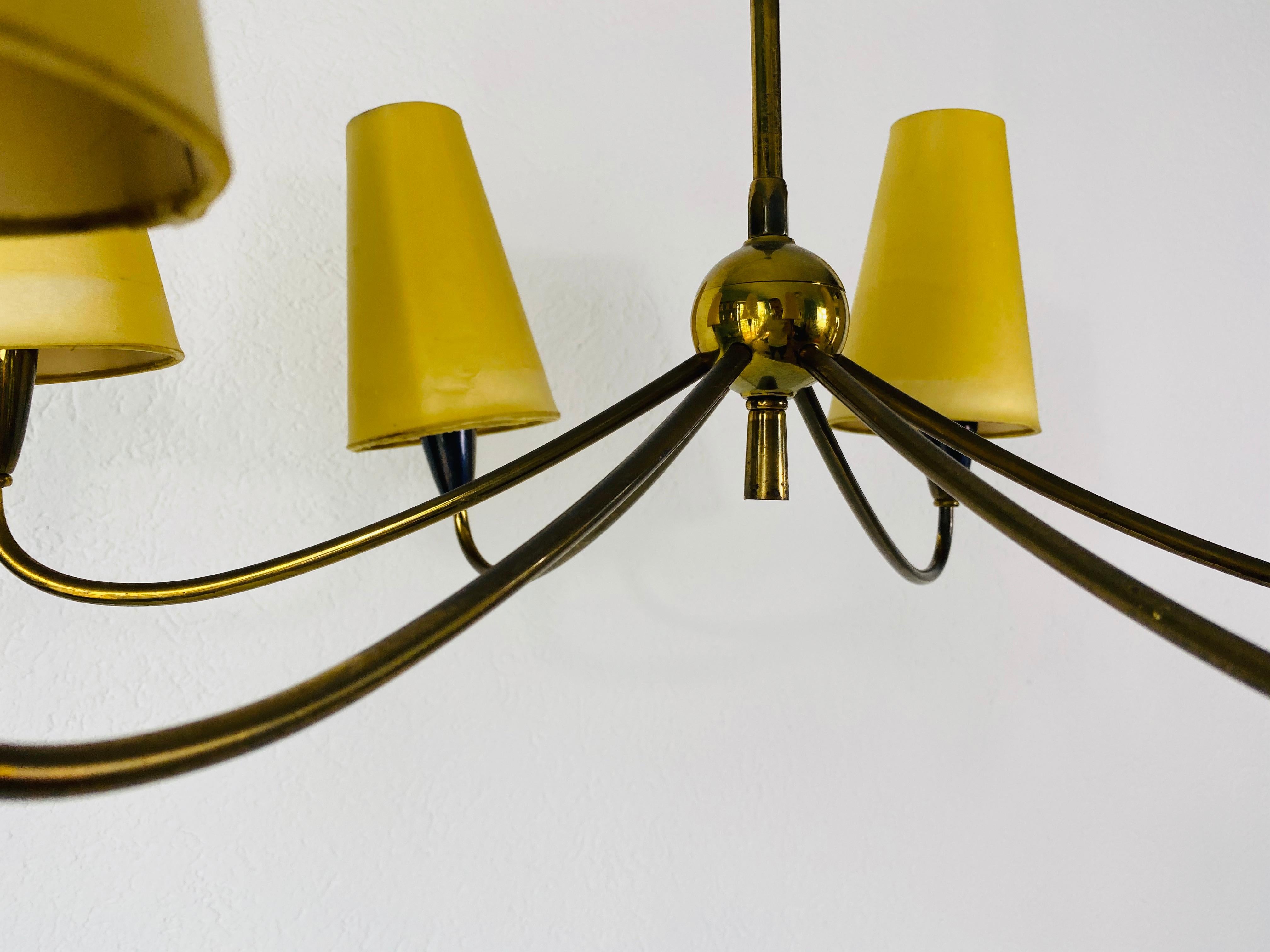 Midcentury Chandelier by Maison Lunel, 1950s 1