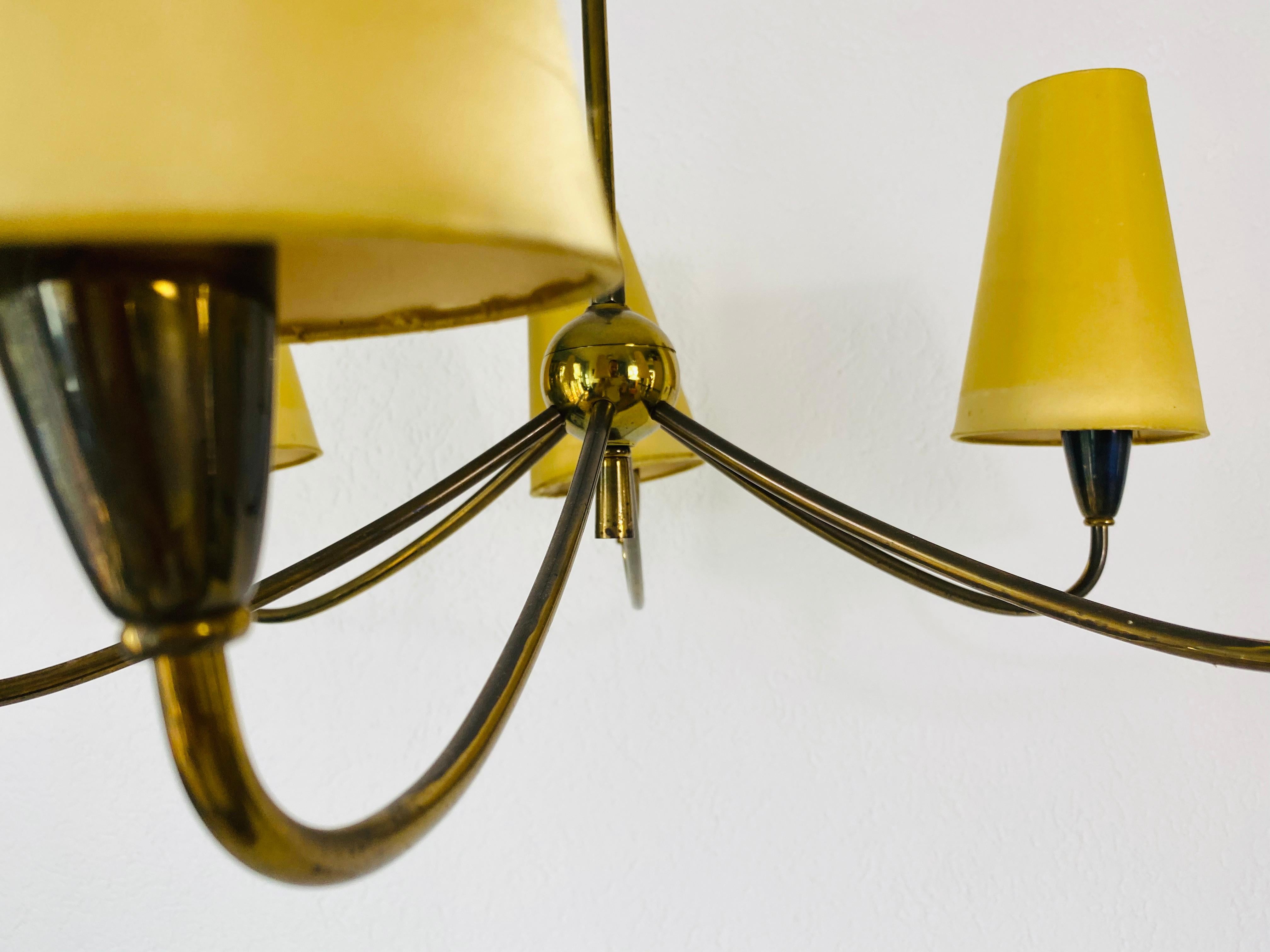Midcentury Chandelier by Maison Lunel, 1950s 2
