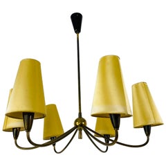 Midcentury Chandelier by Maison Lunel, 1950s