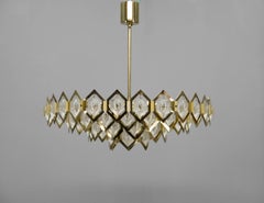 Lustre du milieu du siècle dernier conçu par Bejvl pour Kamenicky Senov, années 1960