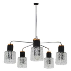 Midcentury Chandelier/ Drukov, 1970s