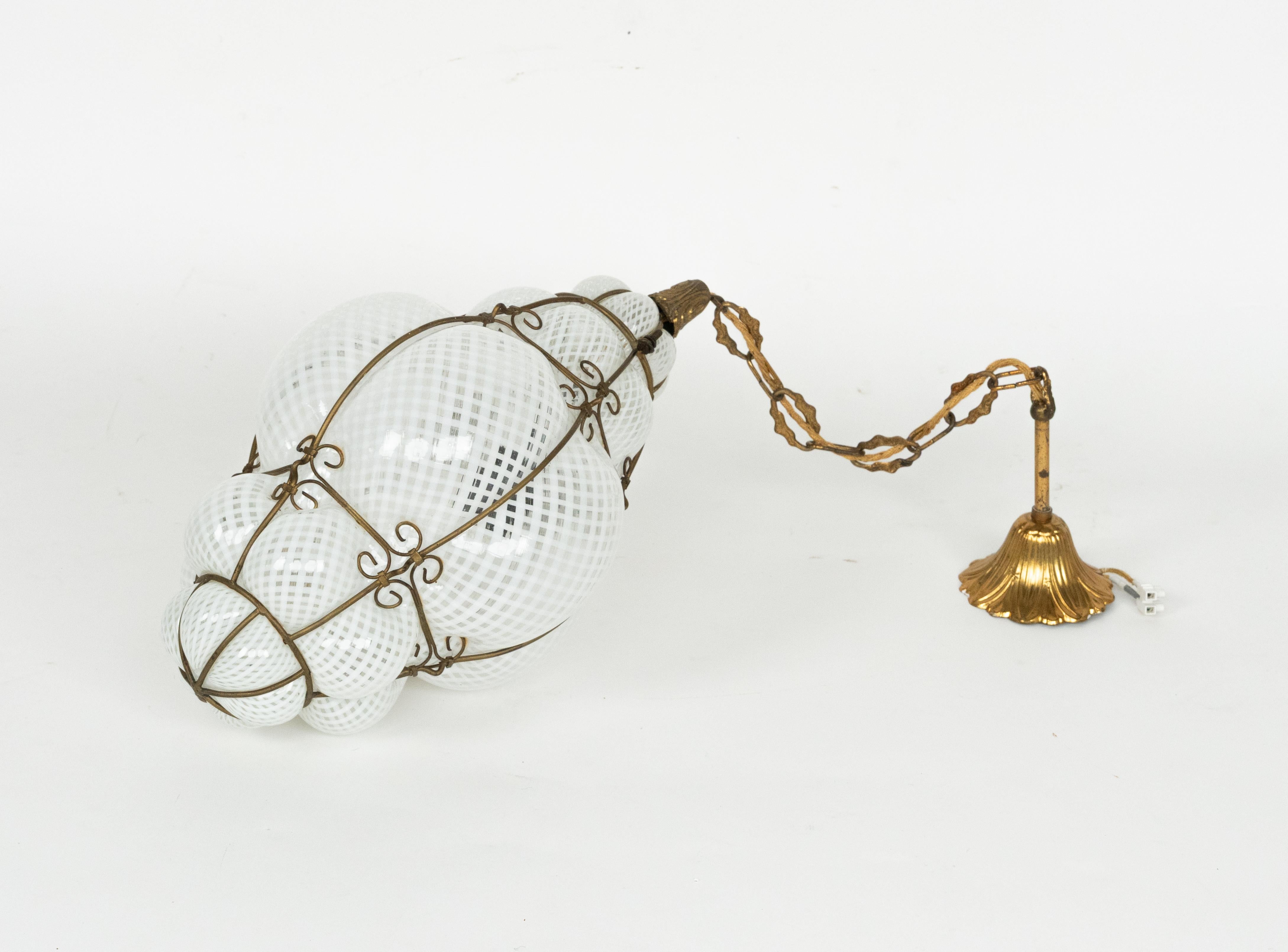 Lámpara de araña de mediados de siglo Lámpara de cristal 