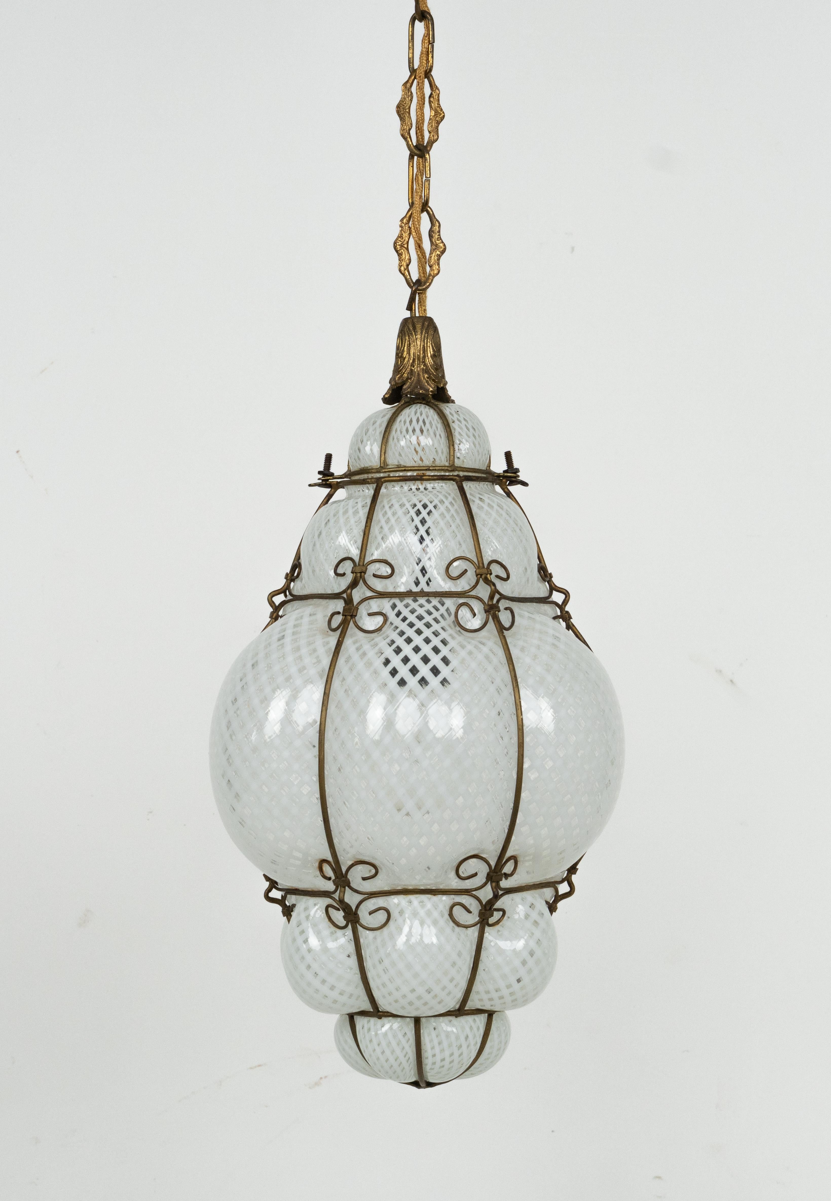 Lámpara de araña de mediados de siglo Lámpara de cristal 