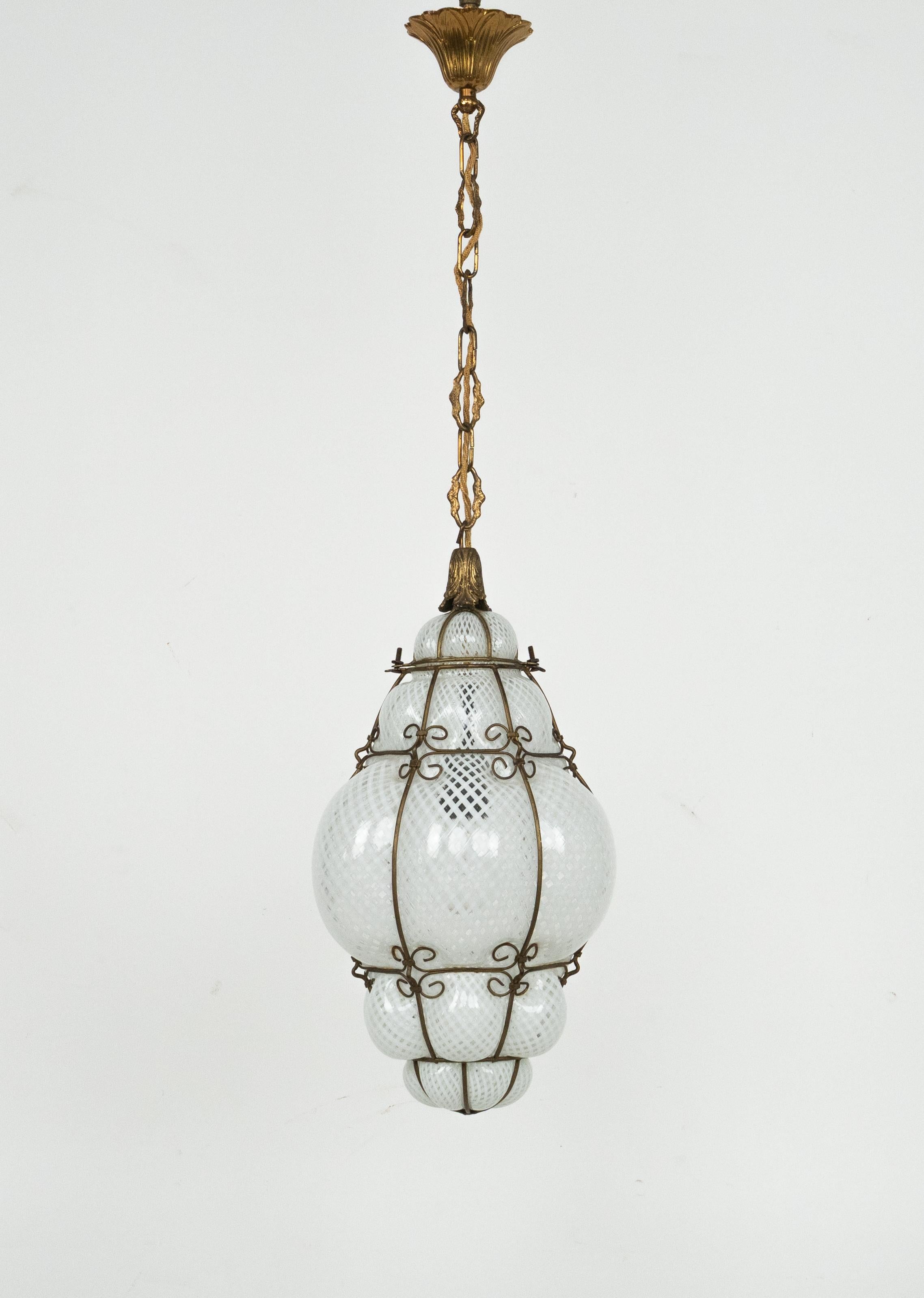 Lámpara de araña de mediados de siglo Lámpara de cristal 