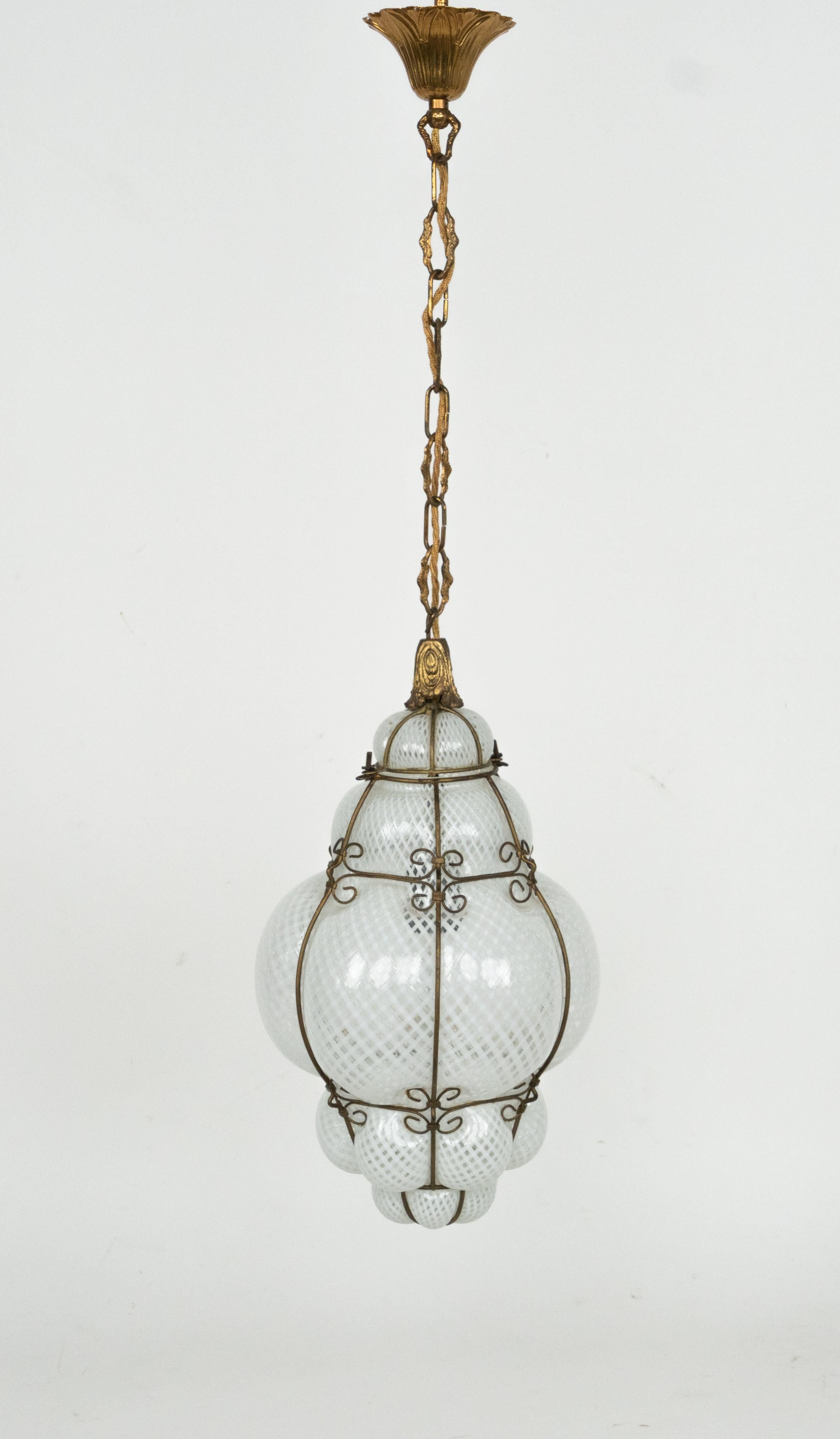 Lámpara de araña de mediados de siglo Lámpara de cristal 