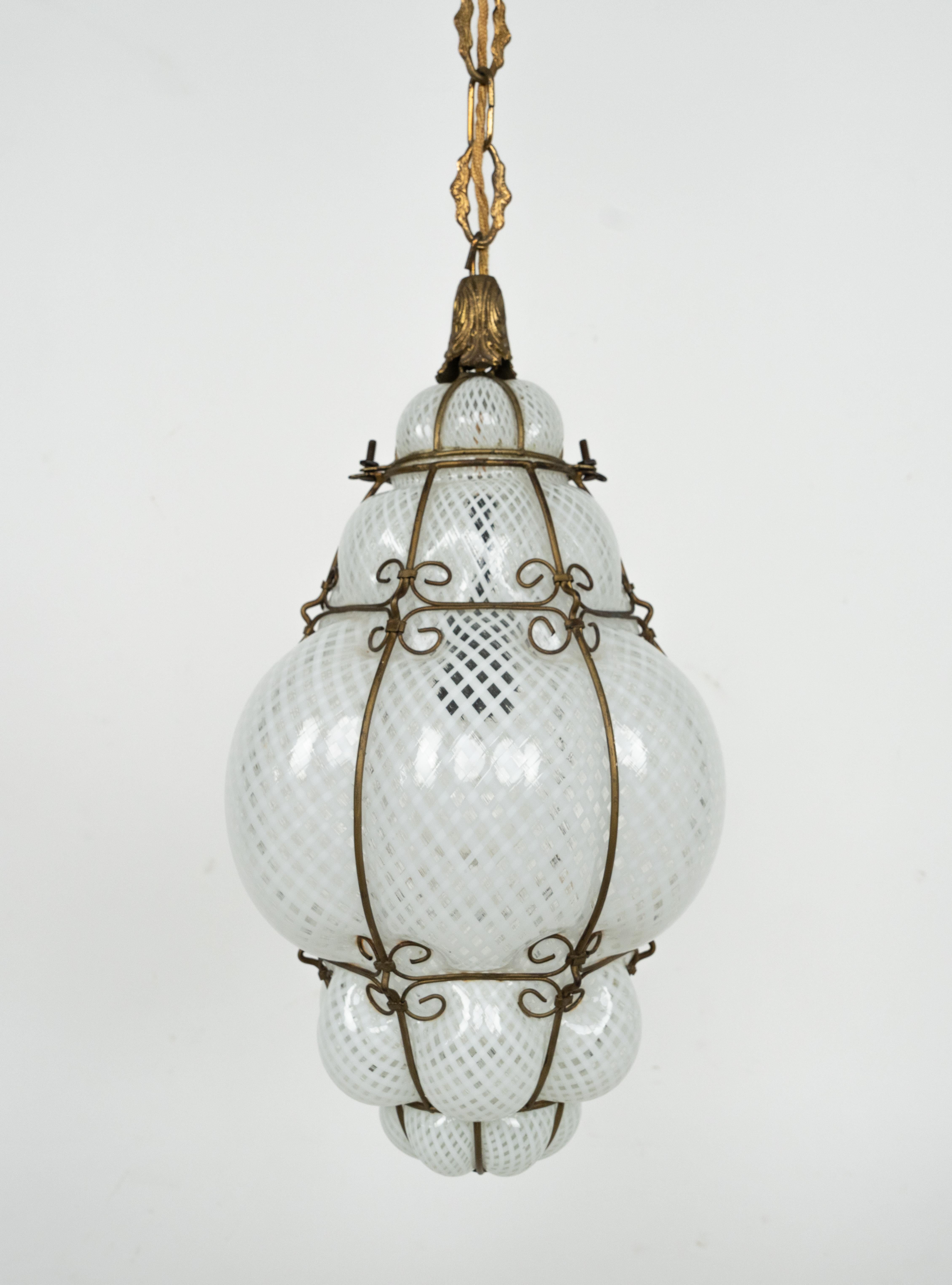 Lámpara de araña de mediados de siglo Lámpara de cristal 