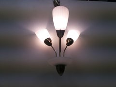 Midcentury Chandelier, Napako, Josef Hůrka, 1960s