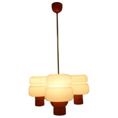 Midcentury Chandelier, Napako, Josef Hůrka, 1960s