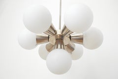 Midcentury Chandelier Sputnik, Kamenicky Senov, 1970s