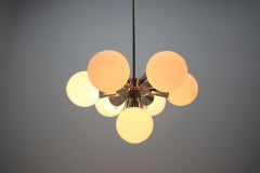 Midcentury Chandelier Sputnik, Kamenicky Senov, 1970s