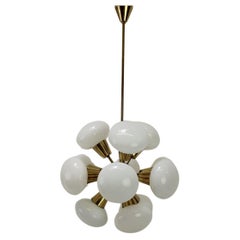 Midcentury Chandelier Sputnik, Kamenický Šenov, 1970s