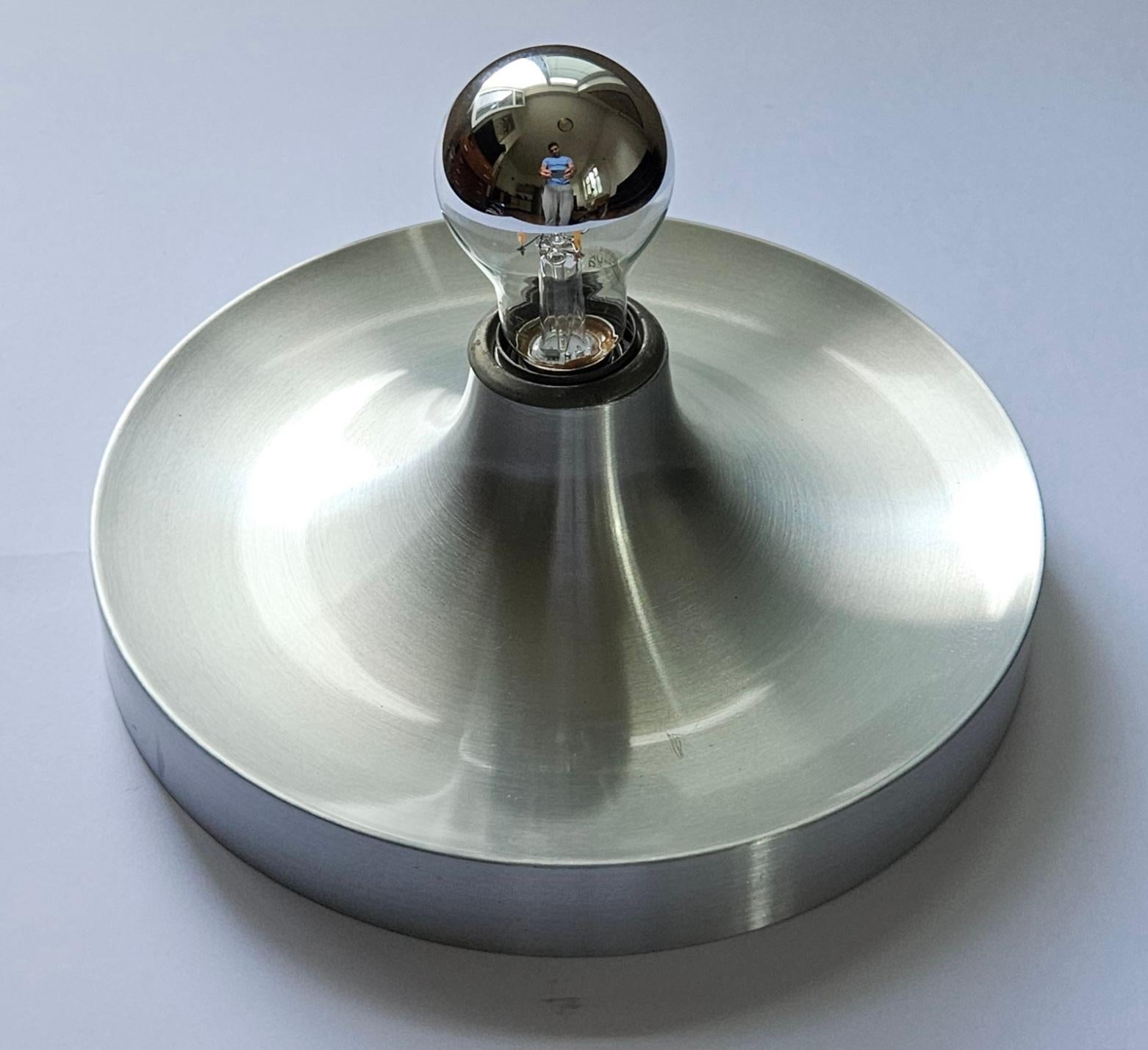 Lampada da parete o da soffitto in alluminio di Charlotte Perriand, Germania, 1960 in vendita 3